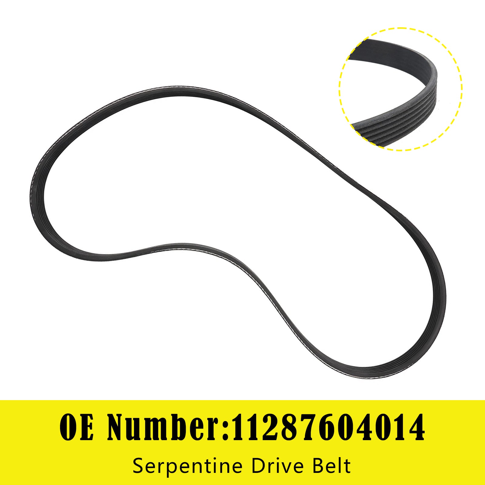 Alternator Serpentine Drive Belt for Mini Cooper Paceman Countryman 11-16