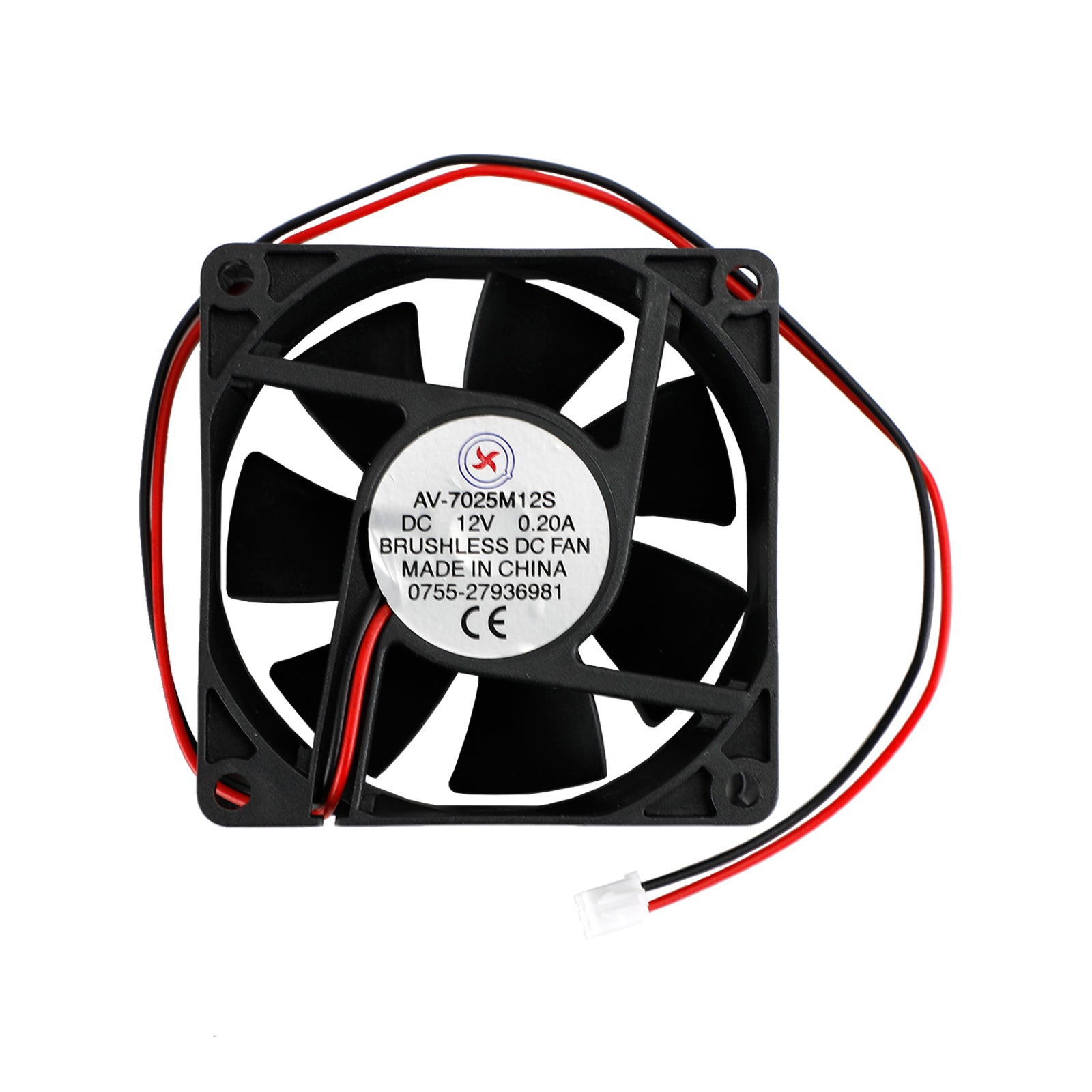 1PC 12V 0.2A Cooling Computer Fan Ball Bearing 70?ā”?5mm DC Brushless 2 Pin