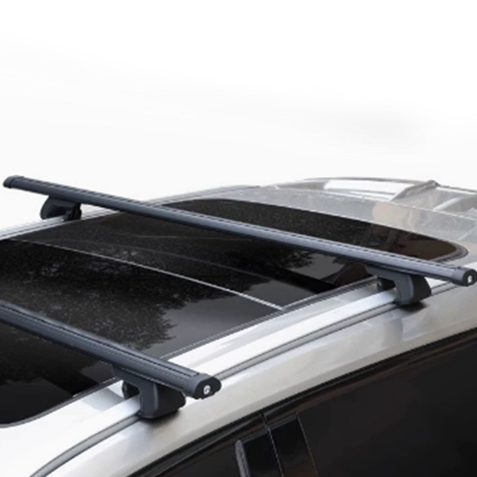 135CM Universal Aluminium Car Roof Rack Luggage Carrier Cross Bar Rail Lockable