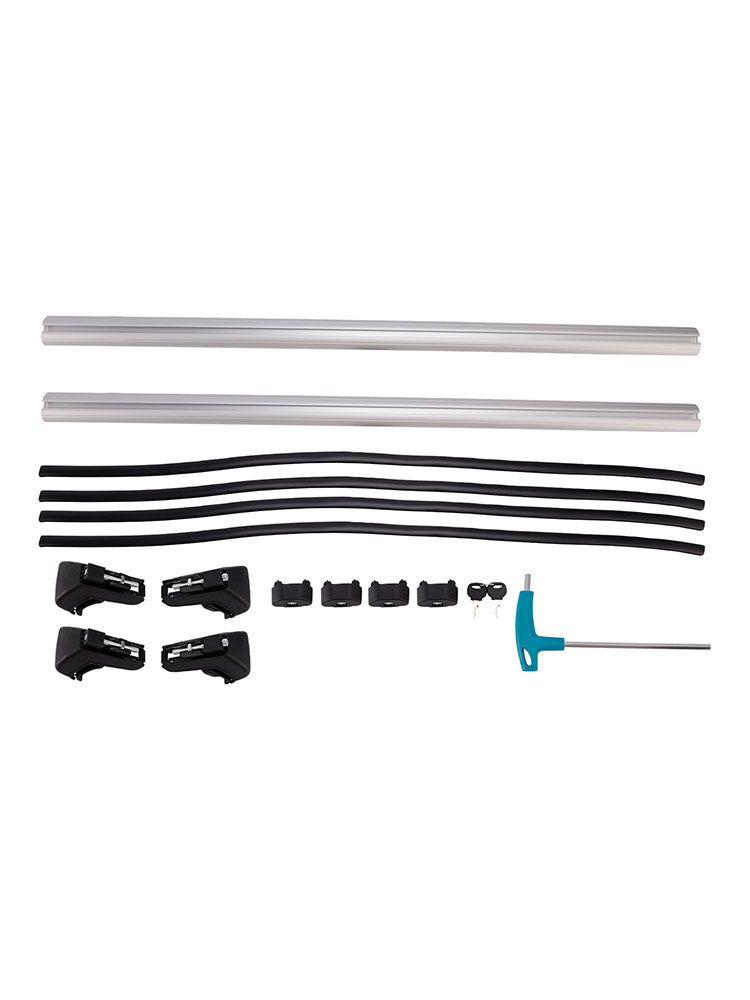 Universal Aluminium Car Roof Rack Luggage Carrier Cross Bar Rail Lockable 120CM