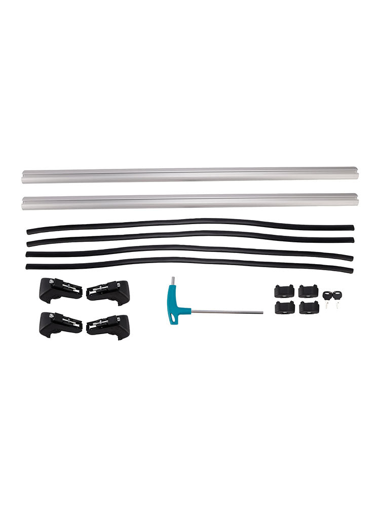 Universal Aluminium Car Roof Rack Luggage Carrier Cross Bar Rail Lockable 135CM