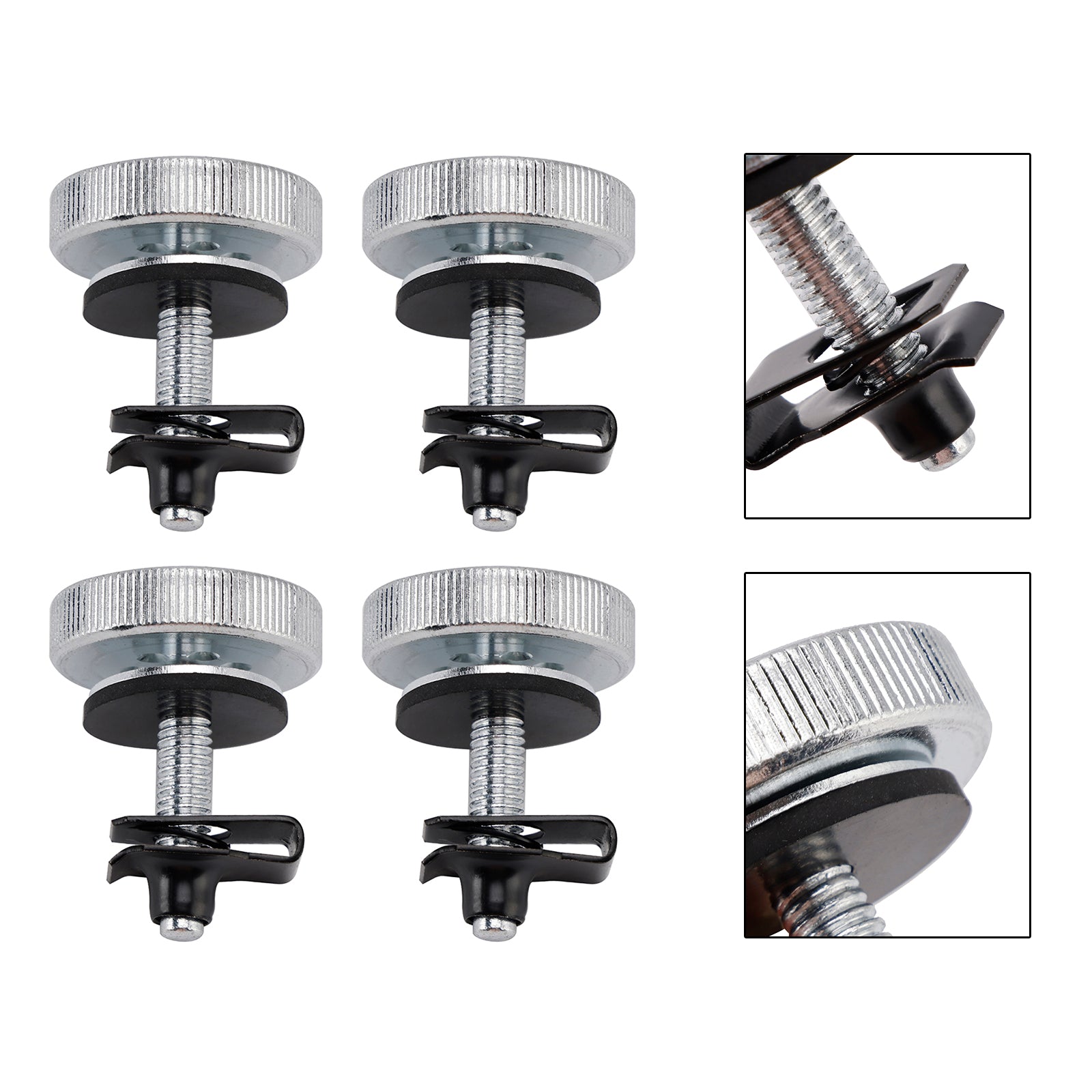 4X Saddlebag Safety Bolt Kit Anti-Theft Bolt For Road King Street Road Glide