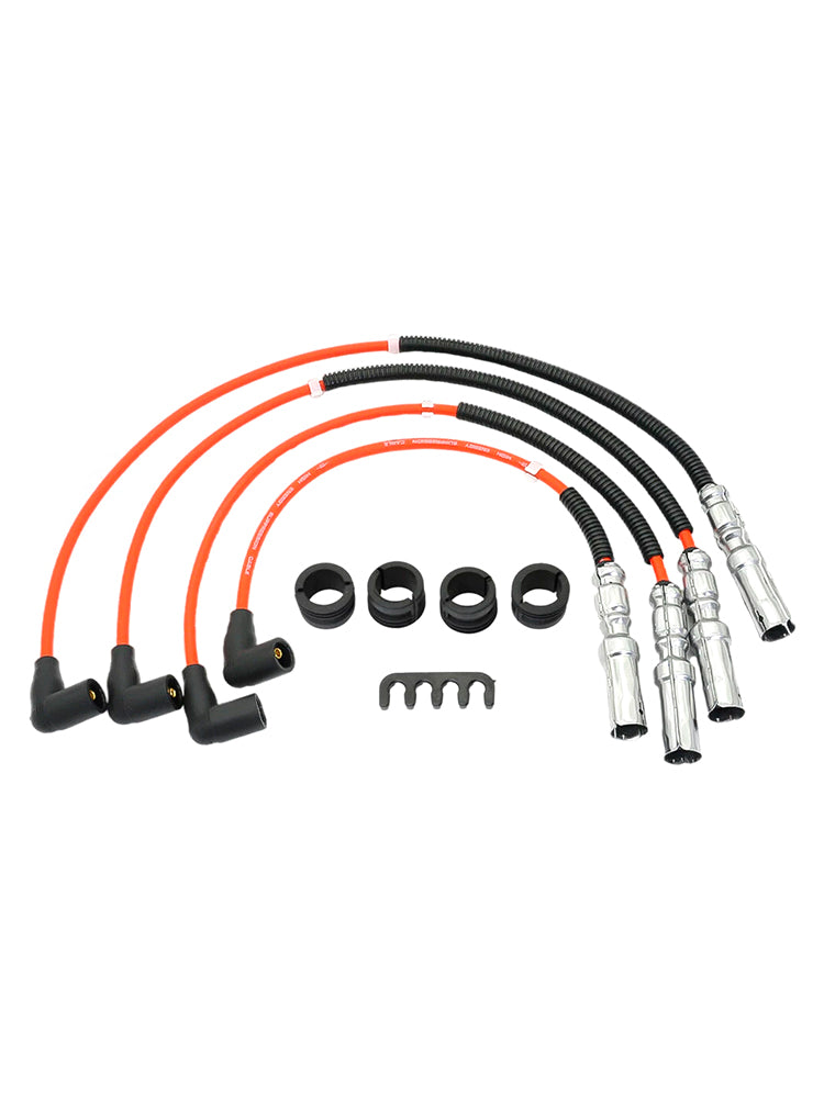 8mm Spark Plug Wire Kit 063905431A For VW Beetle Bora Golf GTI Jetta 2.0L