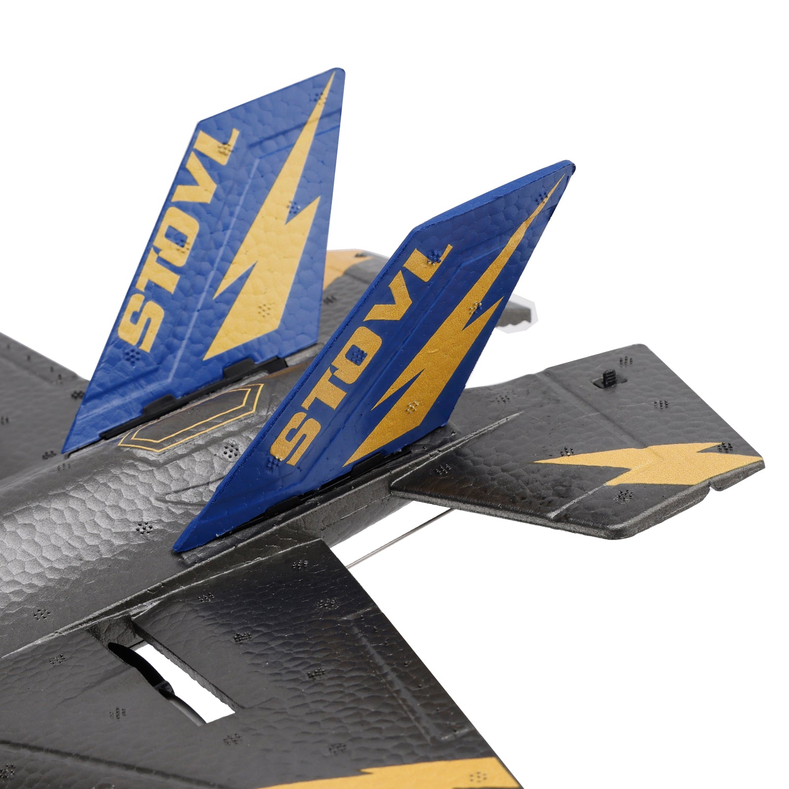 KF605 2.4GHz 4CH Remote Control Glider Airplane Toy Gift With 2 Batteries Black