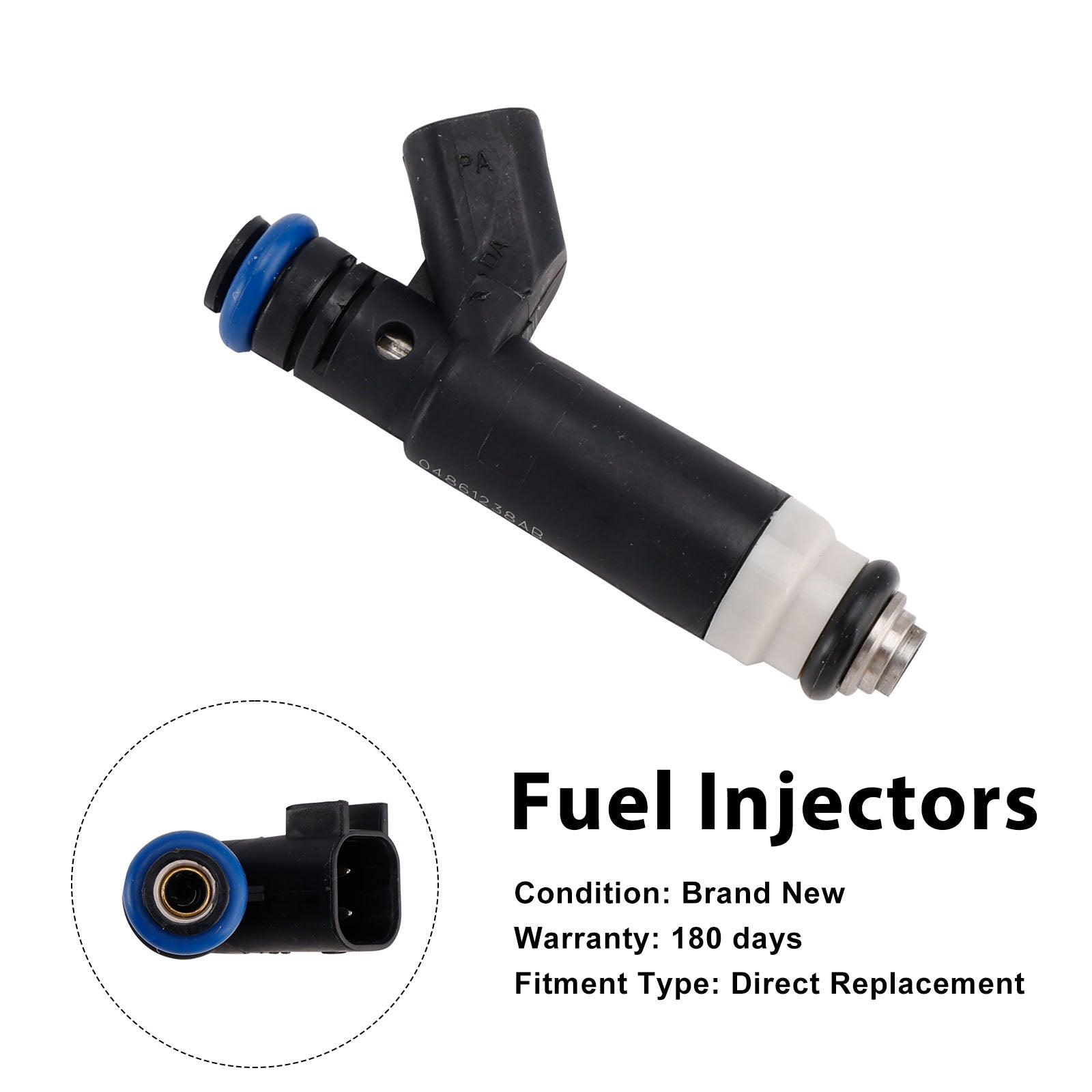 1Pcs Fuel Injector For Dodge Grand Caravan 3.8L V6 2003-2004 04861238AB