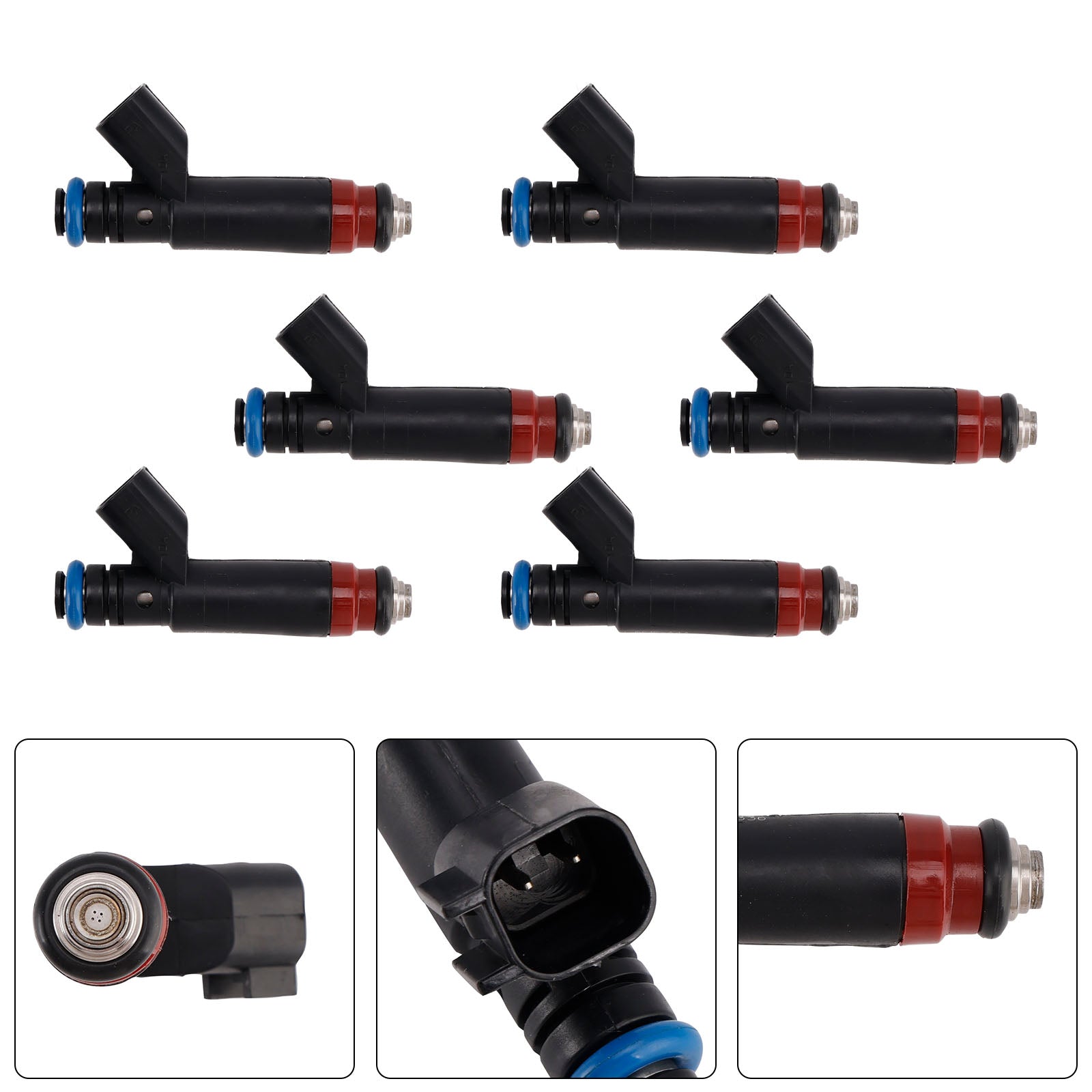 6Pcs Fuel Injector For Ford Taurus 3.0L V6 2006-2007 6F1E-A4A 6F1EA4A