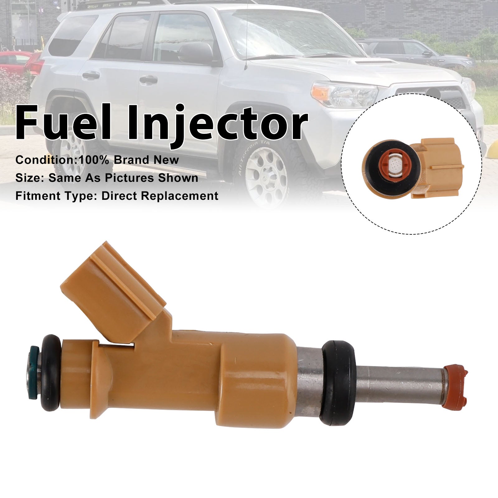 1Pcs Fuel Injector For Toyota 4Runner 2010-19 Tundra 2012-2014 23209-39215