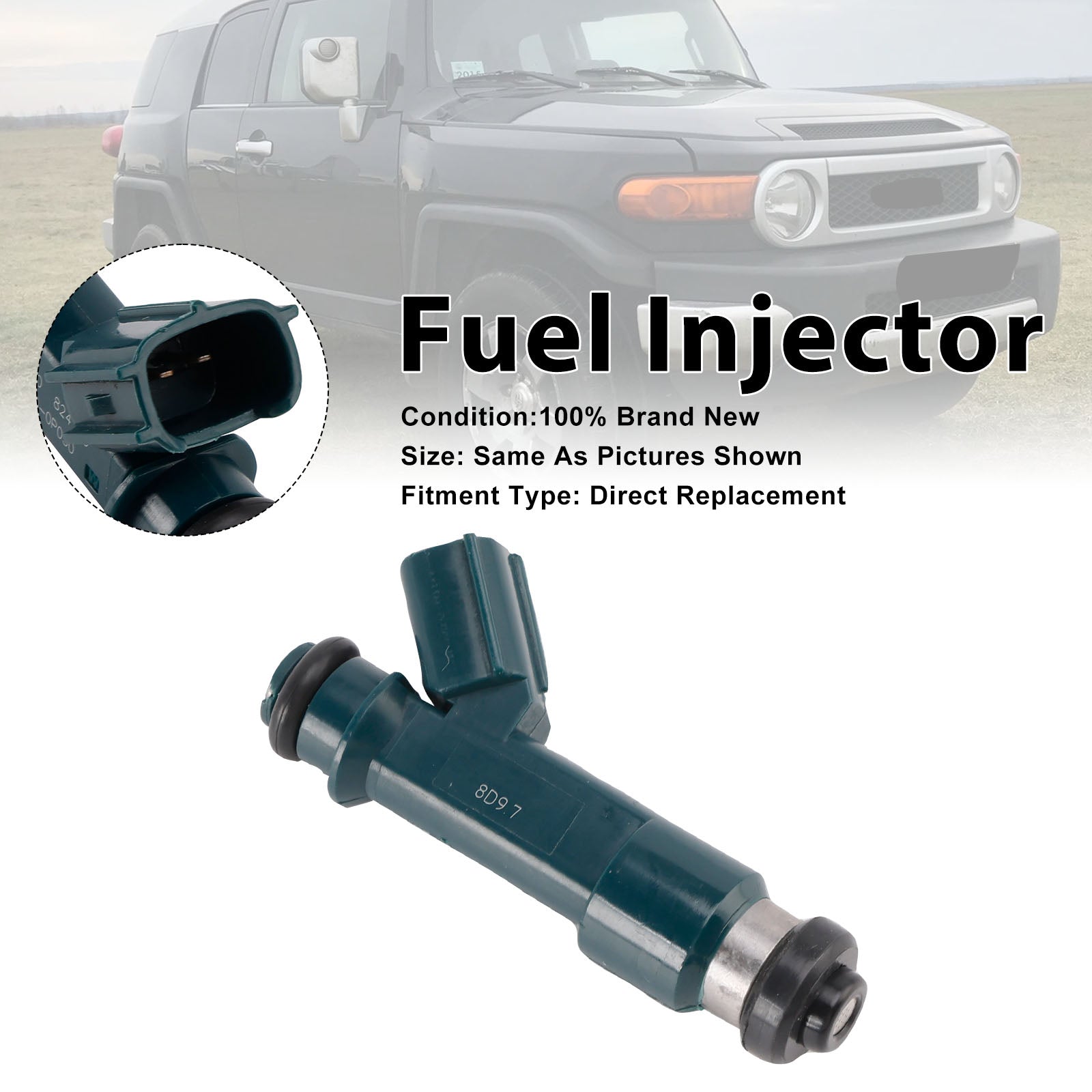 1Pcs Fuel Injector For Toyota 4Runner 2003-09 Tacoma 2005-2015 23250-0P030