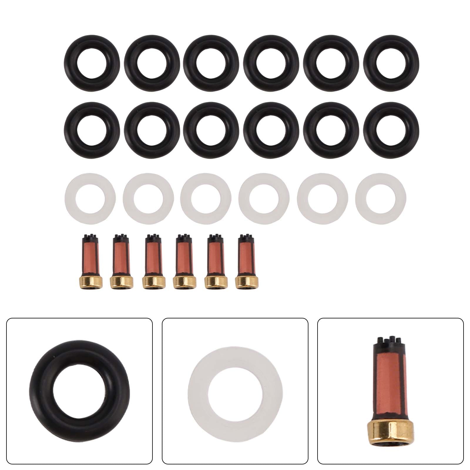 Fuel Injector Seal O-Ring 0280156014 Fit Mercedes-Benz C240 C320 V6 2002-2005
