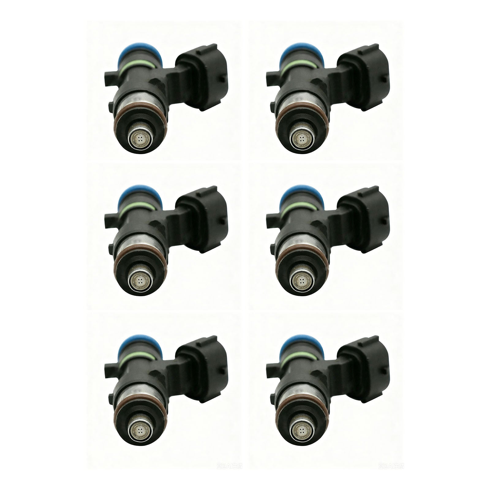 6Pcs Fuel Injector For Nissan Murano 2003-2004 Quest 2004-2009 16600-7y000