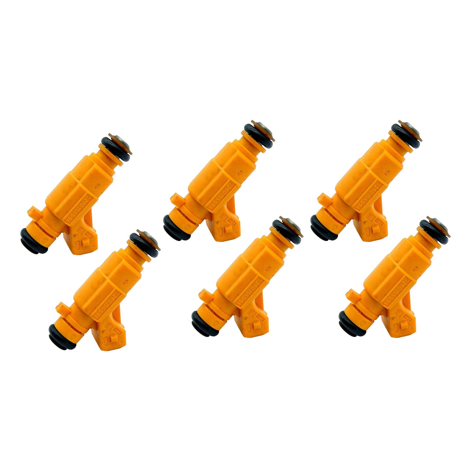 6Pcs Fuel Injector For Peugeot 607 For Renault Clio II 2000-02 0280155994