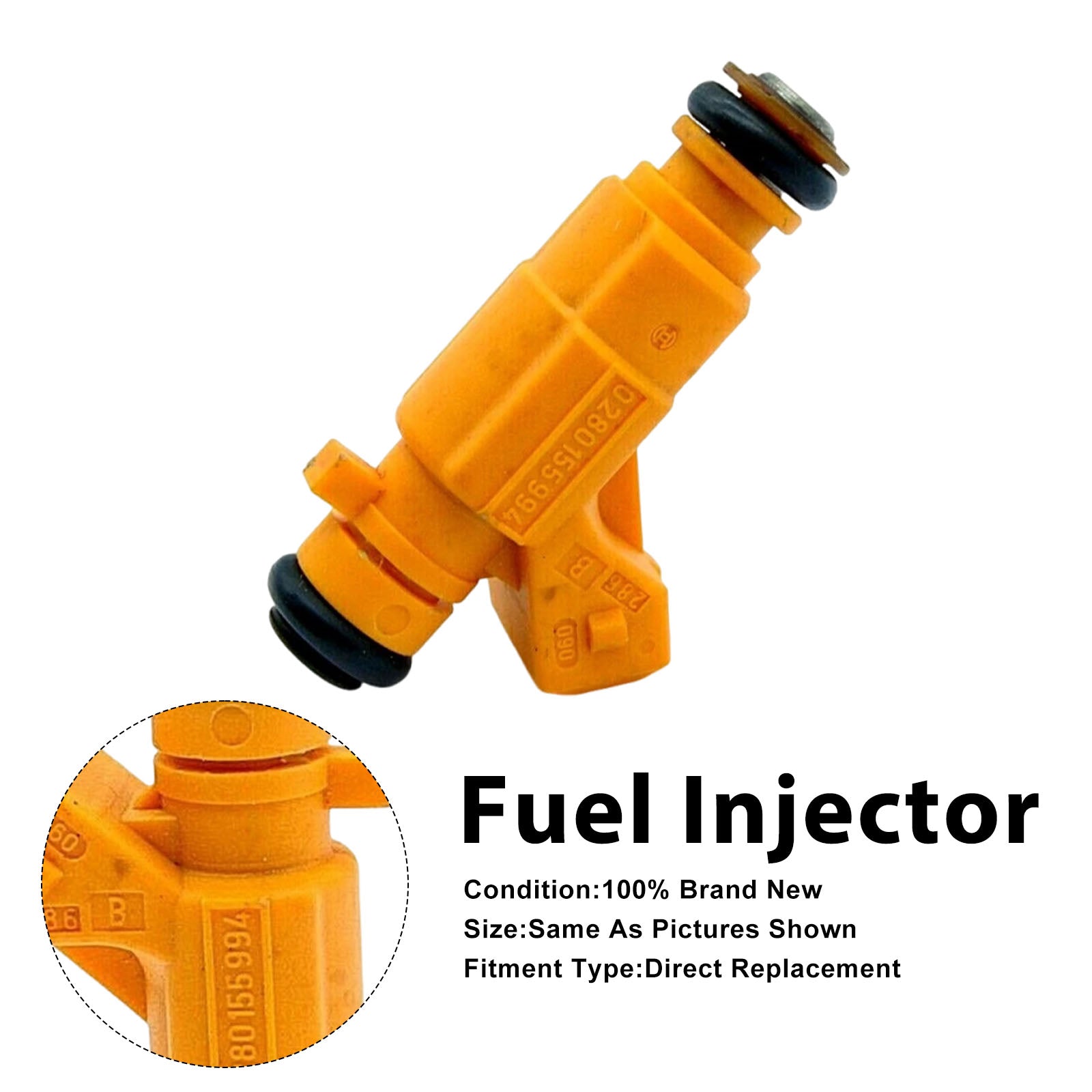 1Pcs Fuel Injector For Peugeot 607 For Renault Clio II 2000-02 0280155994