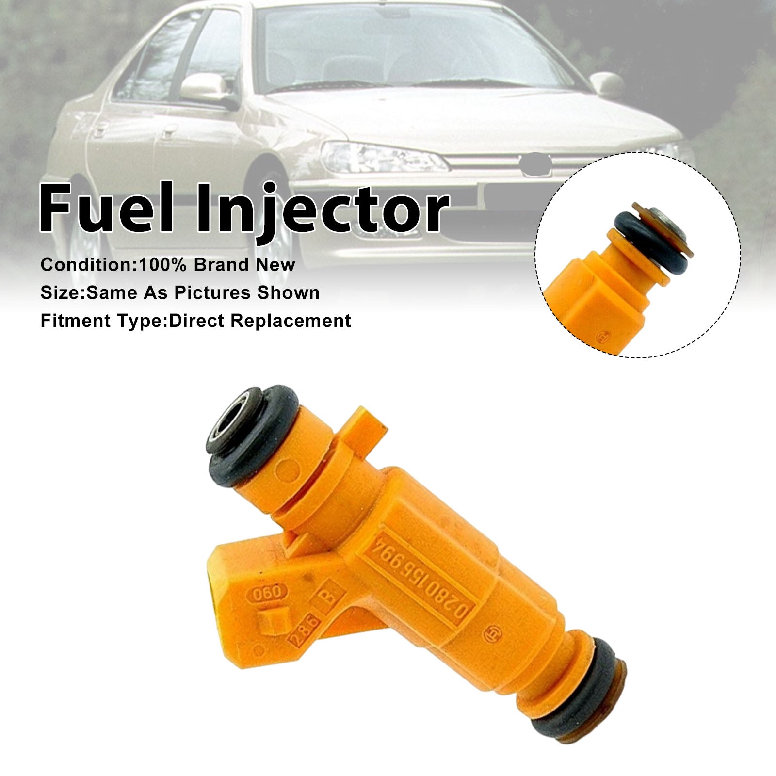 1Pcs Fuel Injector For Peugeot 607 For Renault Clio II 2000-02 0280155994