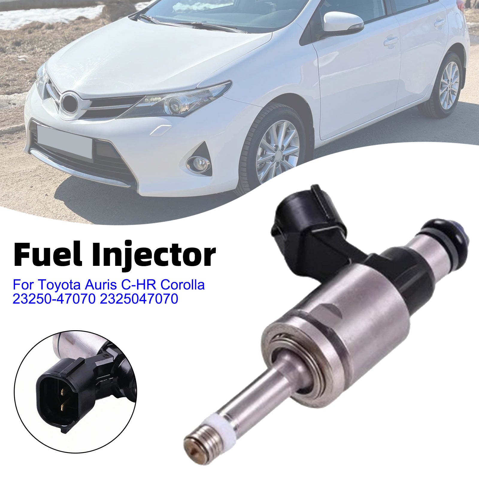 1Pcs Fuel Injector For Toyota Auris C-HR Corolla 23250-47070 2325047070