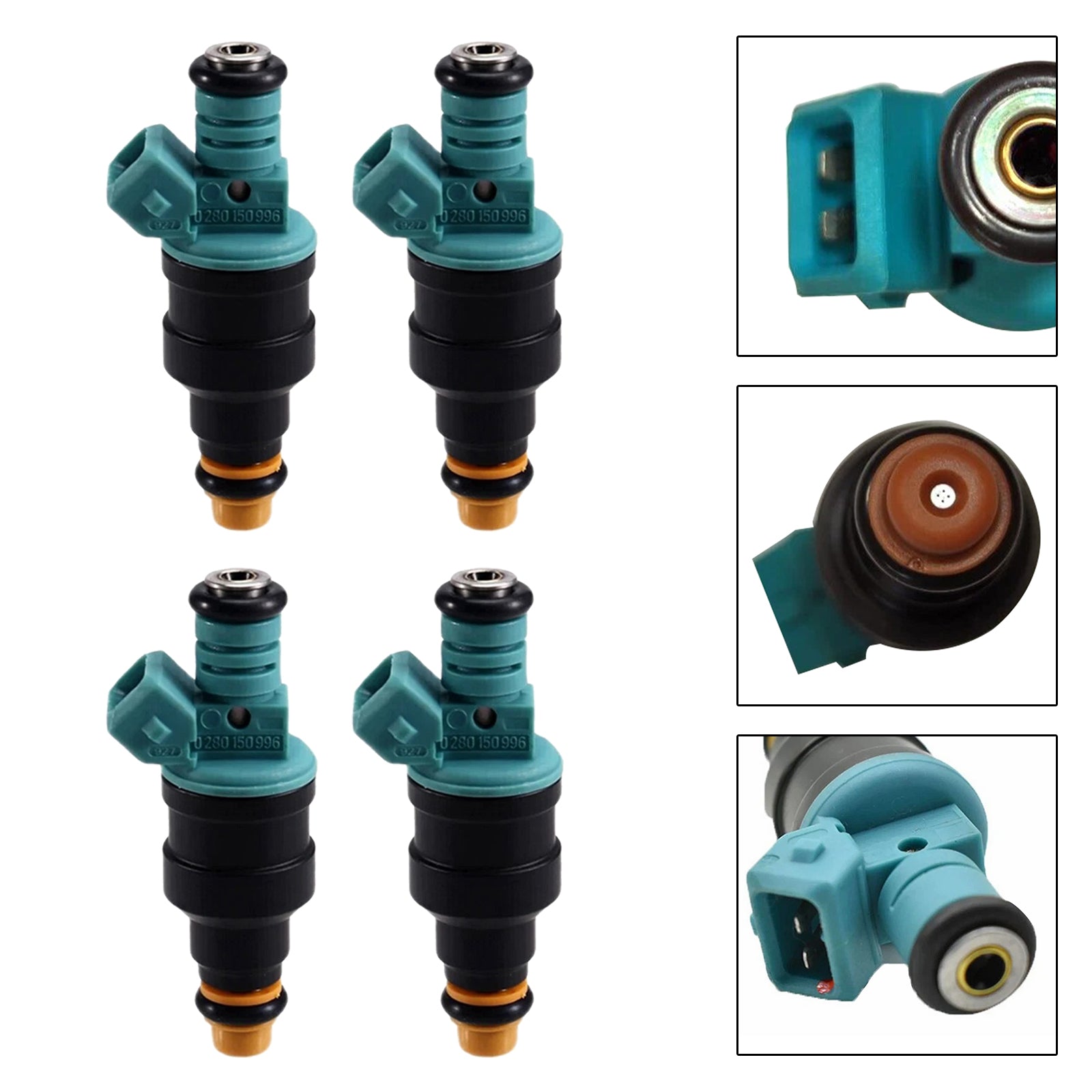 4Pcs Fuel Injector For Lada Niva 2121 1700i 1.7L 1996-2017 0280150996