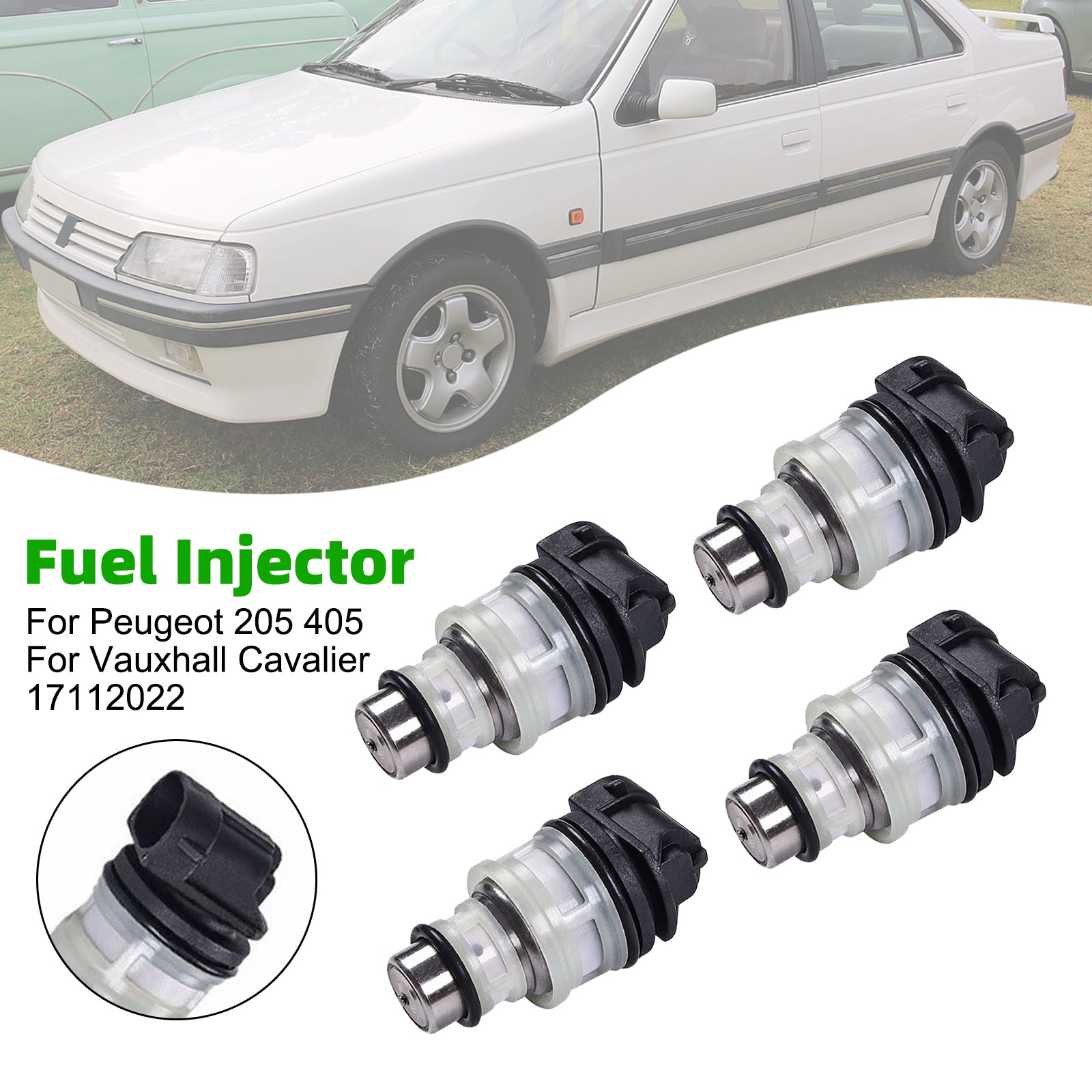 4Pcs Fuel Injector For Peugeot 205 405 For Vauxhall Cavalier 17112022