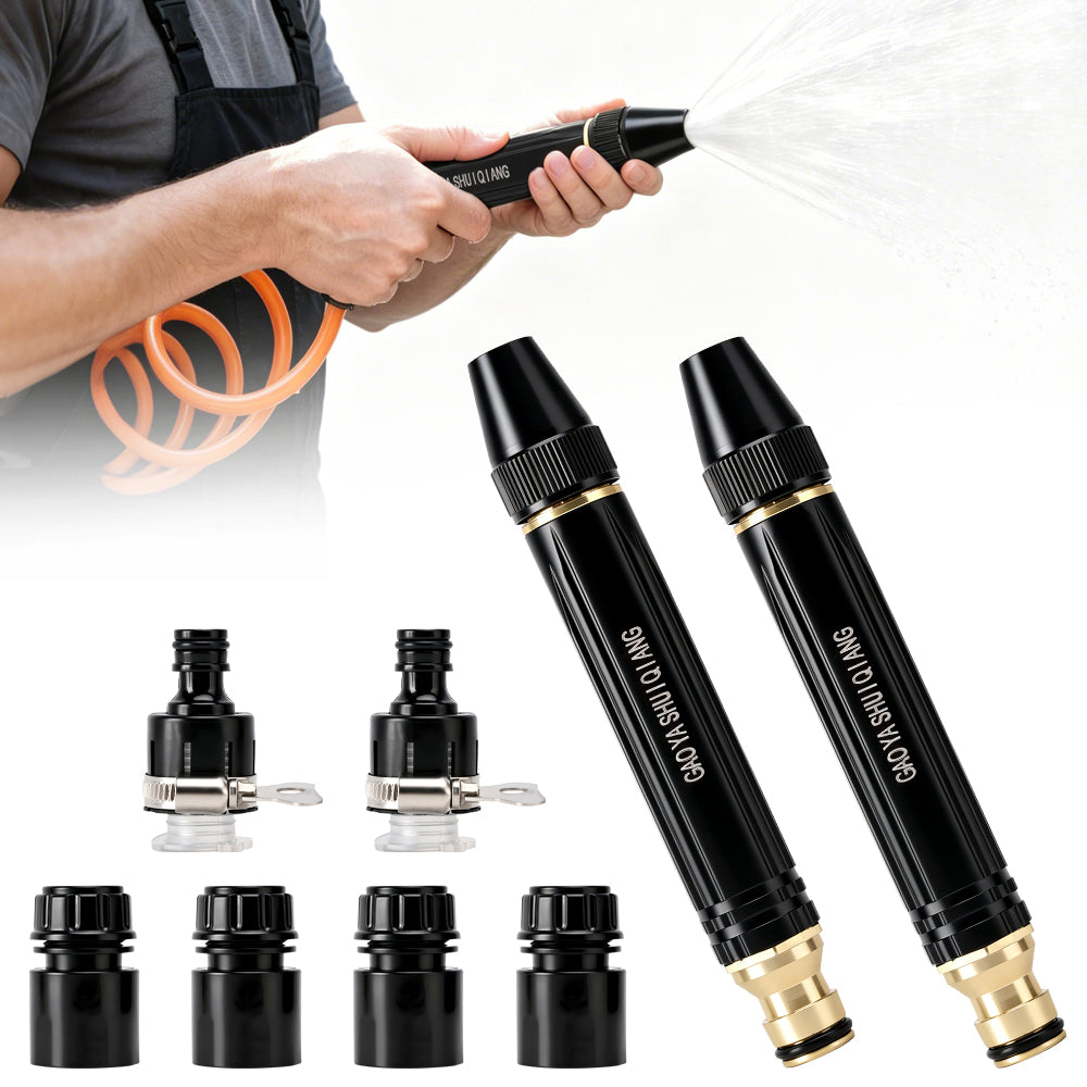 2 PCS High Pressure Garden Hose Nozzle Set