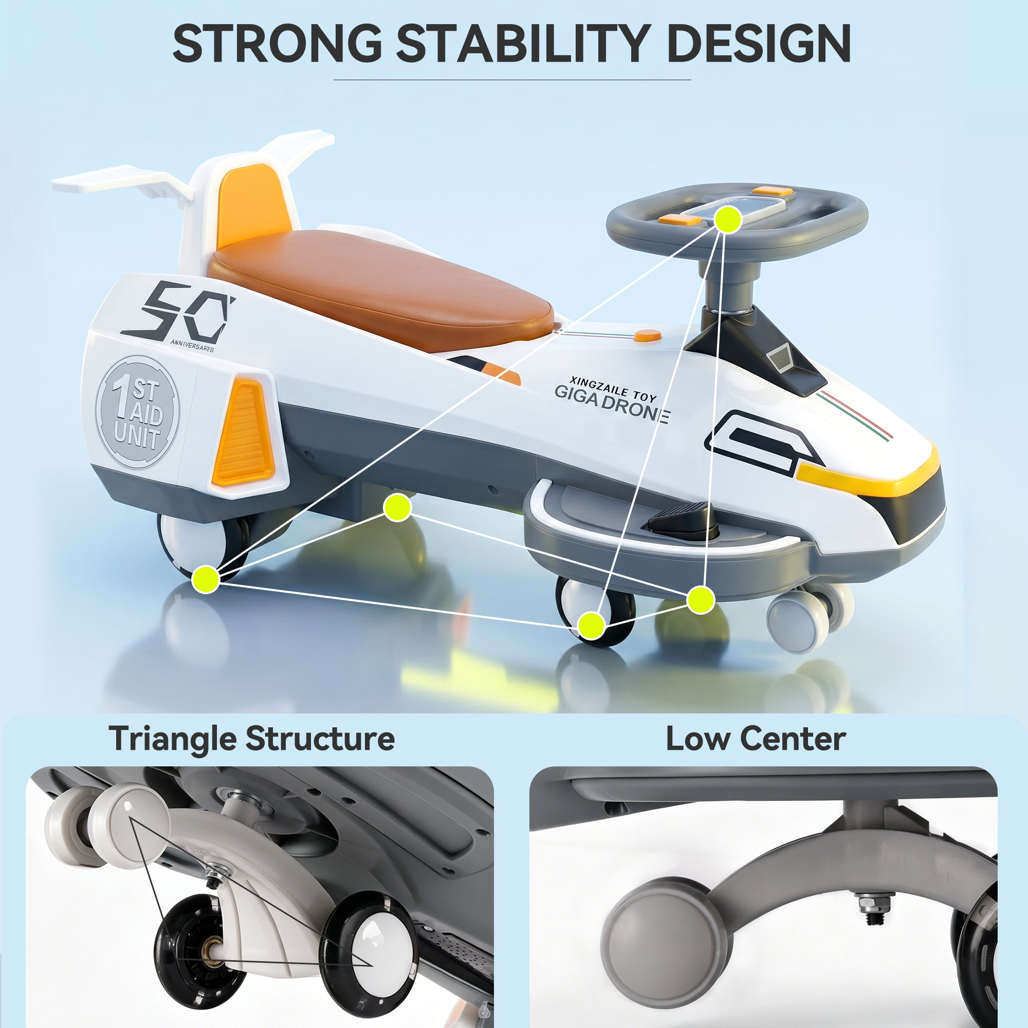 Electric Wiggle Car for Kids