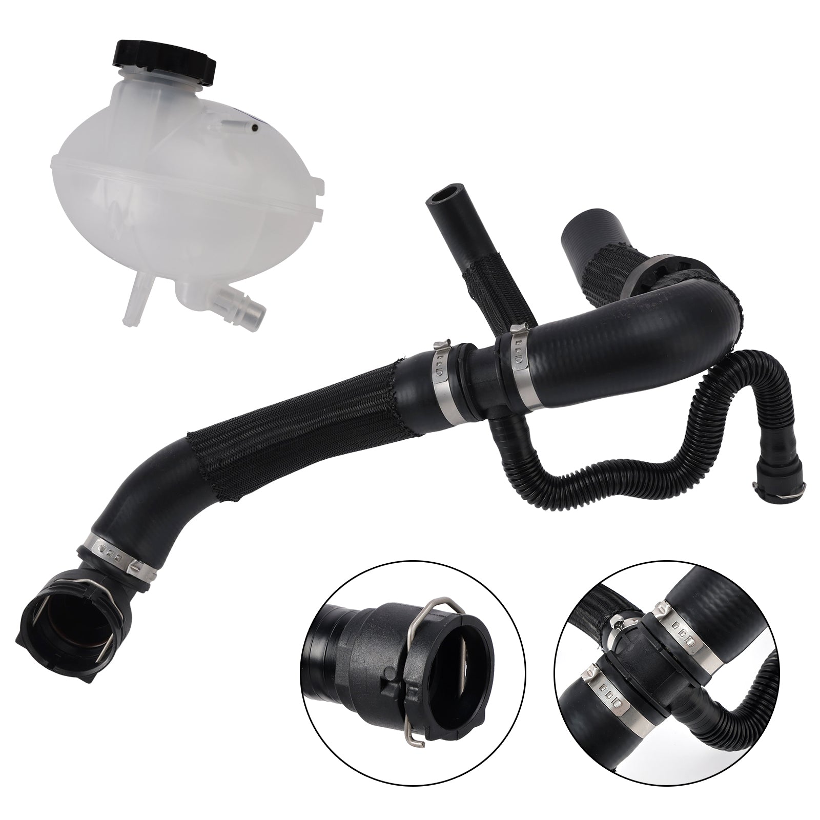 Lower Radiator Coolant Hose & Reservoir Expansion Tank 68380330AB For Jeep