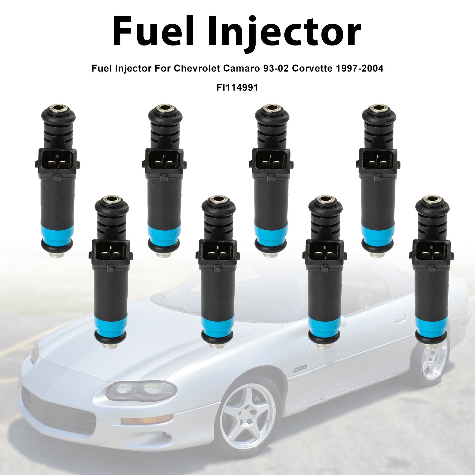 8Pcs Fuel Injector For Chevrolet Camaro 93-02 Corvette 1997-2004 FI114991