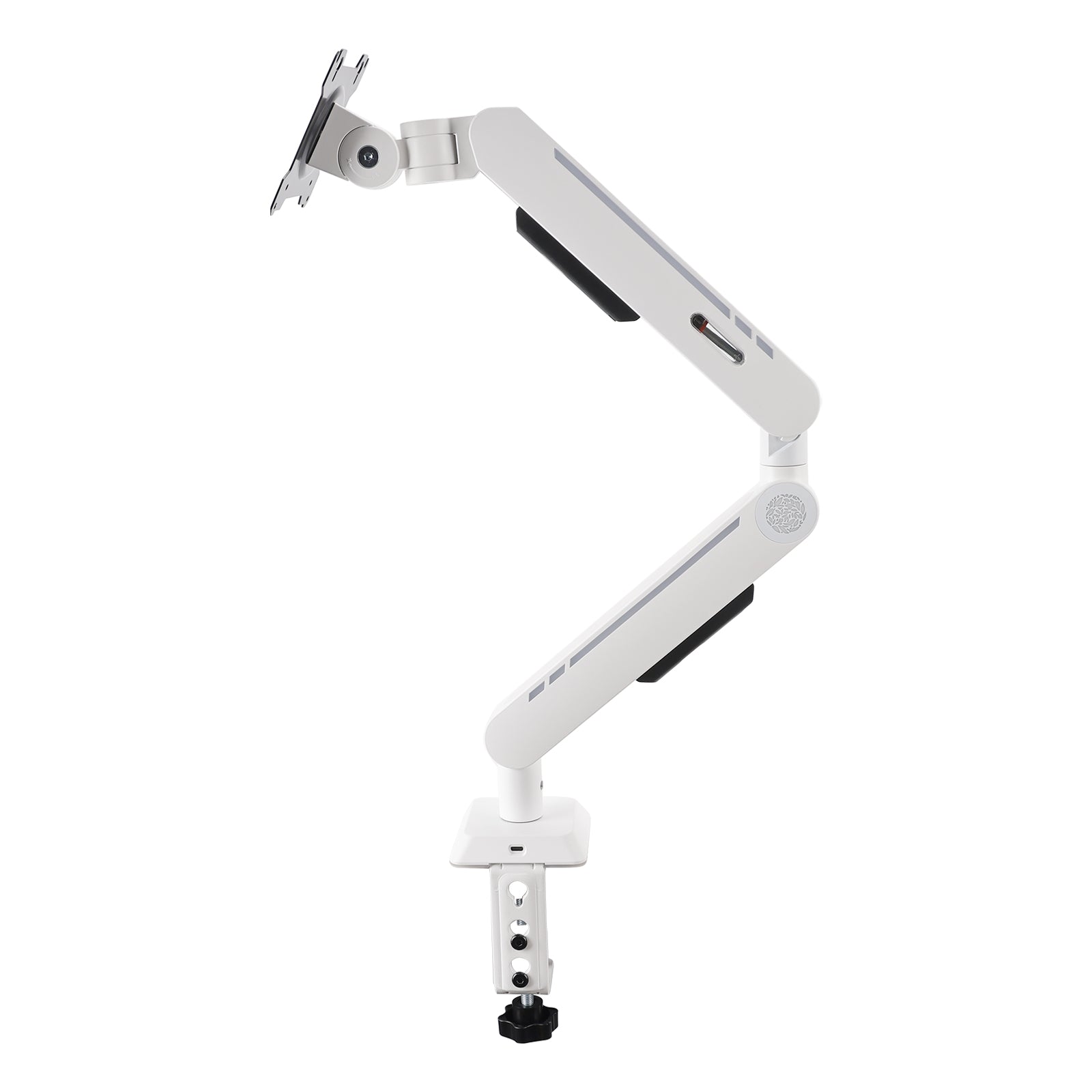 Gaming Monitor Arm 32inch Desktop Computer Monitor Stand RGB Light Monitor Stand