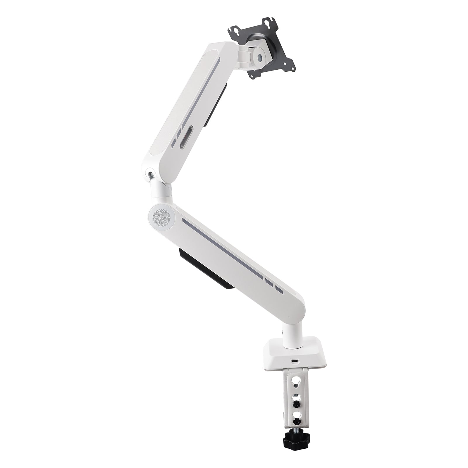 Gaming Monitor Arm 32inch Desktop Computer Monitor Stand RGB Light Monitor Stand