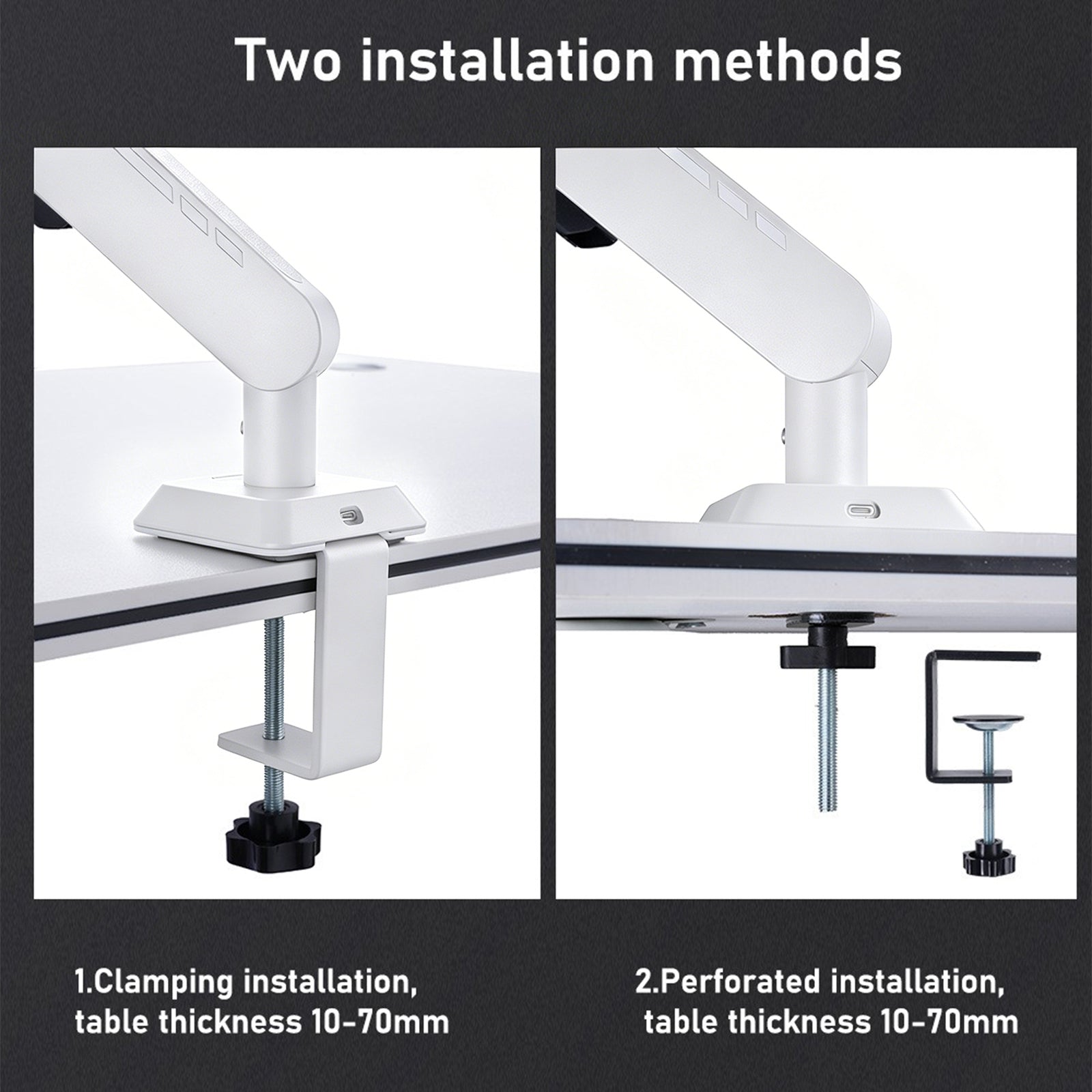 Gaming Monitor Arm 32inch Desktop Computer Monitor Stand RGB Light Monitor Stand