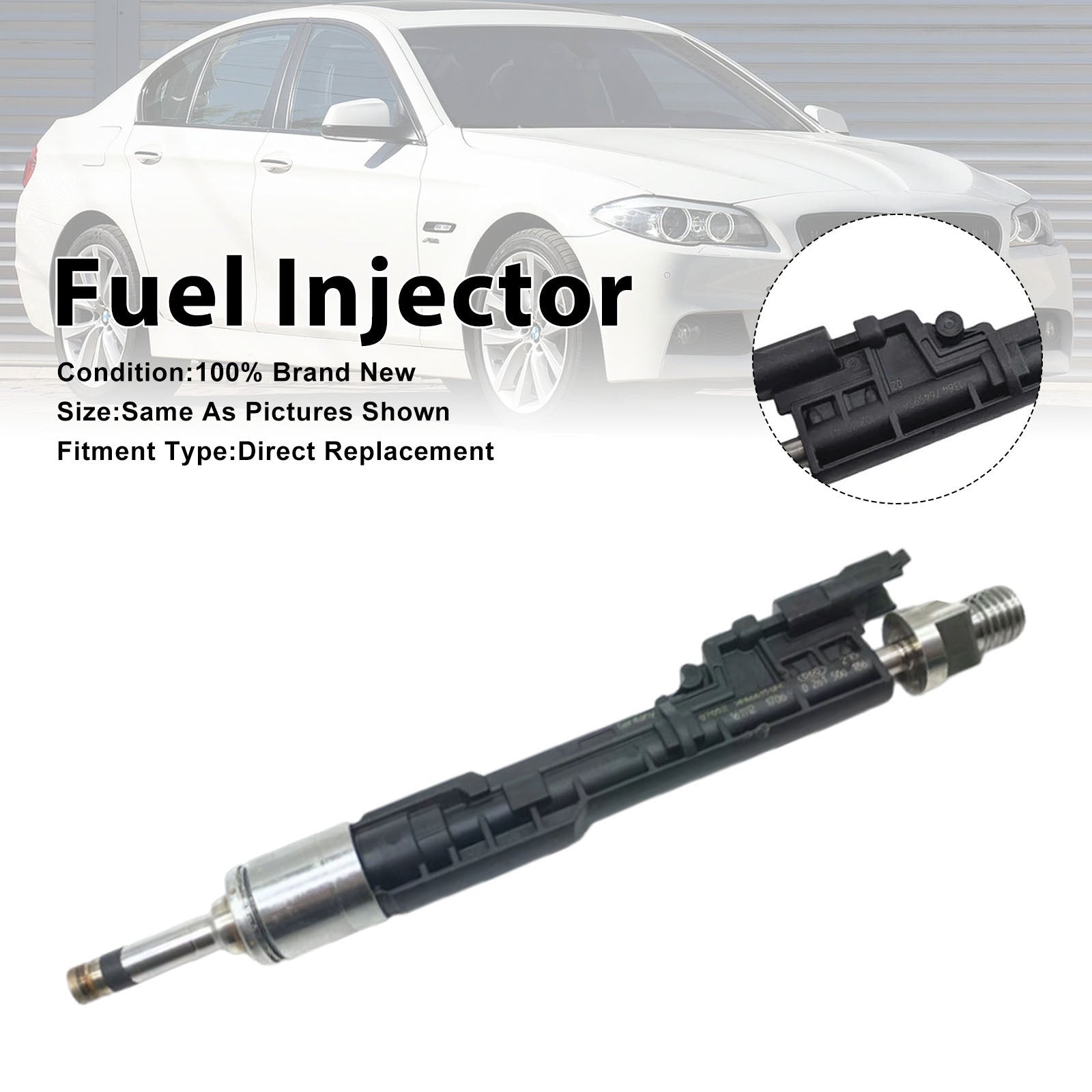 1Pcs Fuel Injector For BMW F10/F11 13-17 F06/F12/F13 2012-2018 0261500186