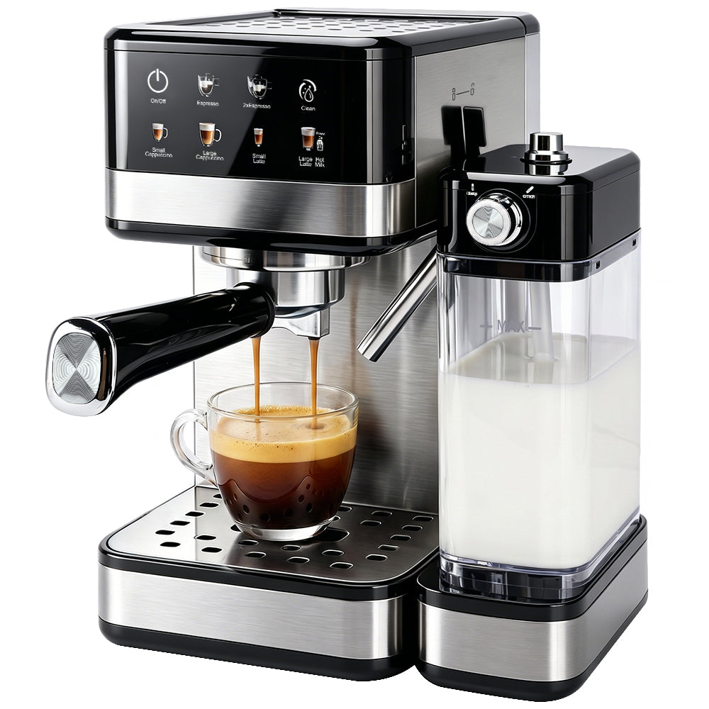 20 Bar Espresso Machine With Automatic Milk Frother Cappuccino Latte Machines