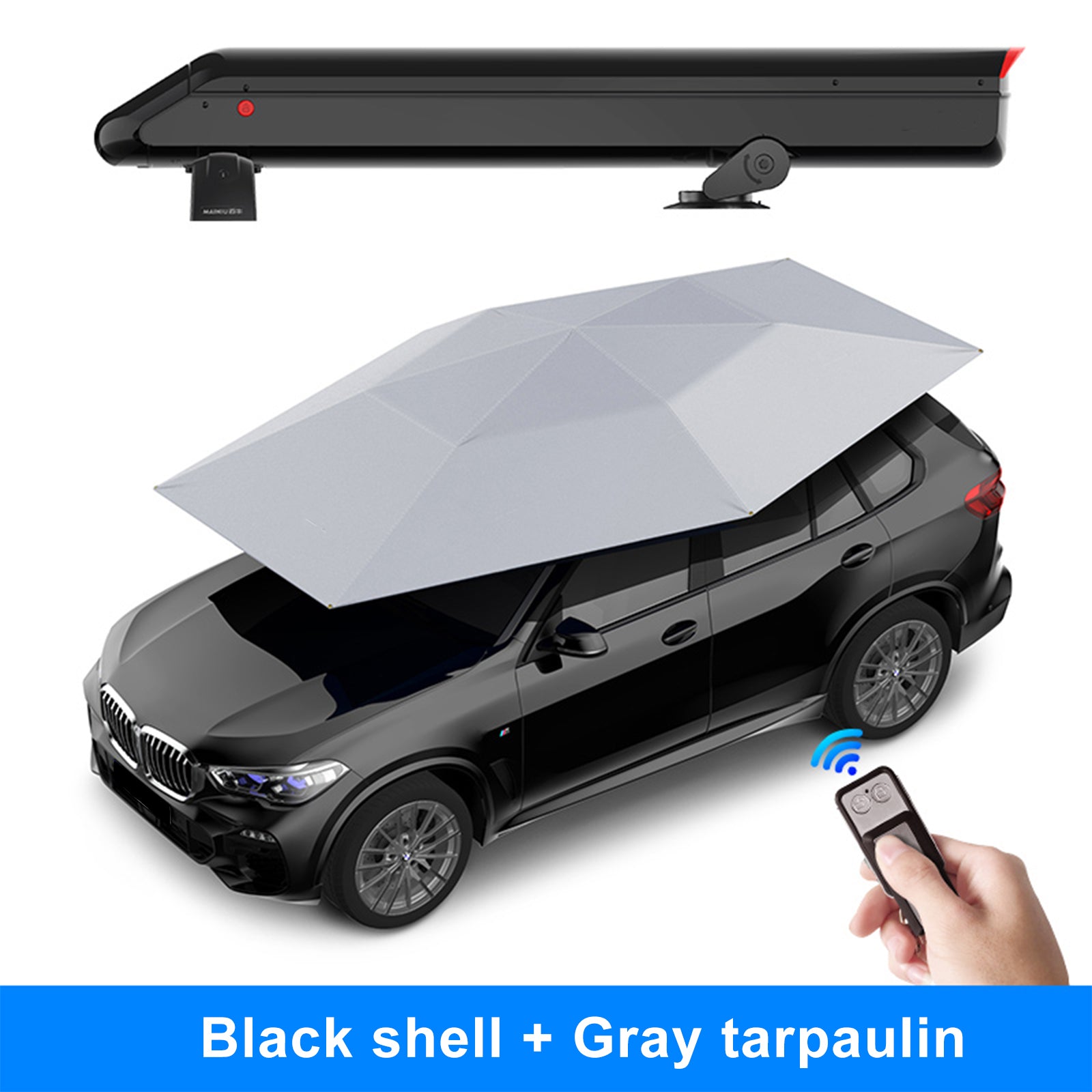 Car Roof Window Sunshade UV Proof Waterproof Automatic Outdoor Parking Umbrella
