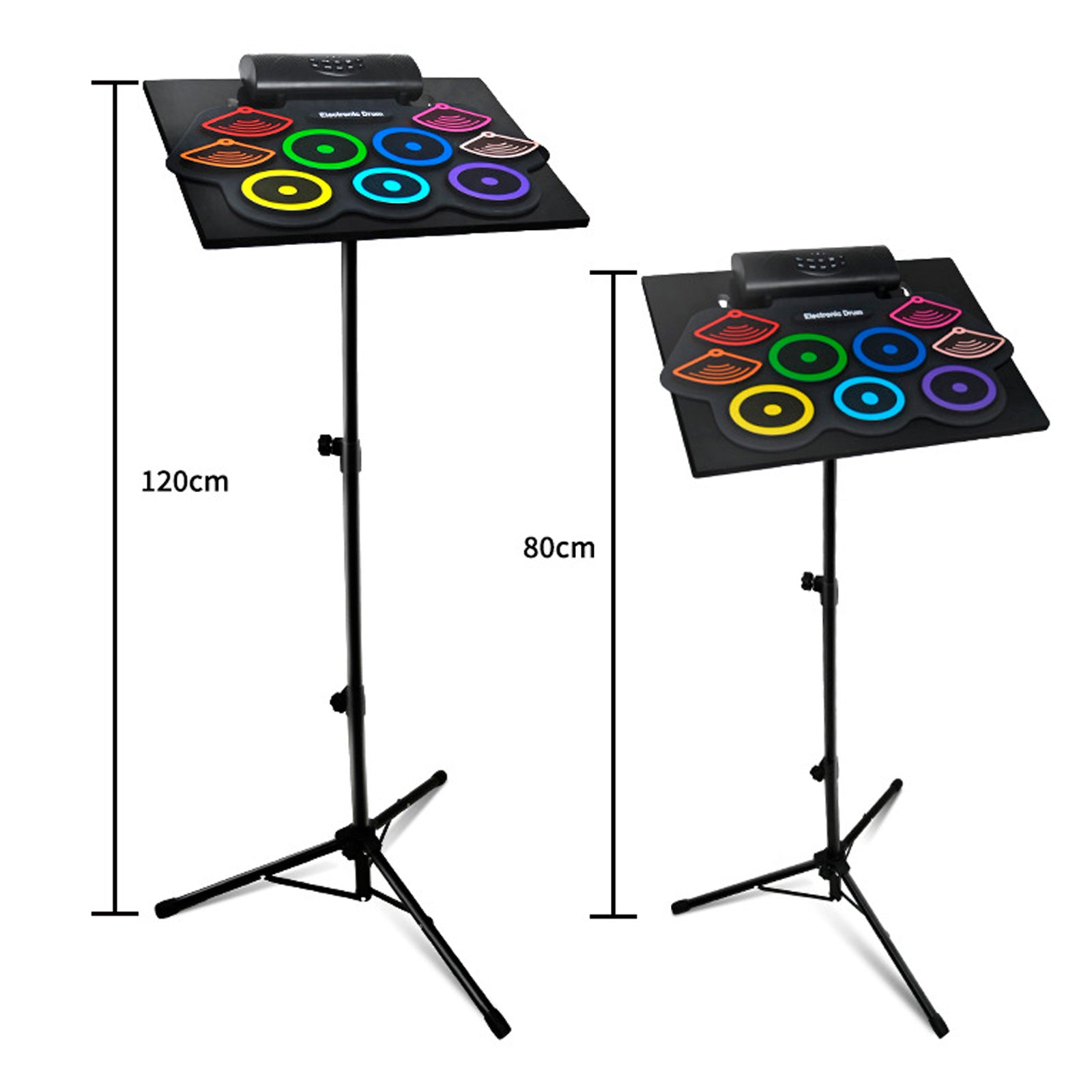 Hand-Rolled Electronic Drum Set Stand Removable Height-Adjustable Drum Stand