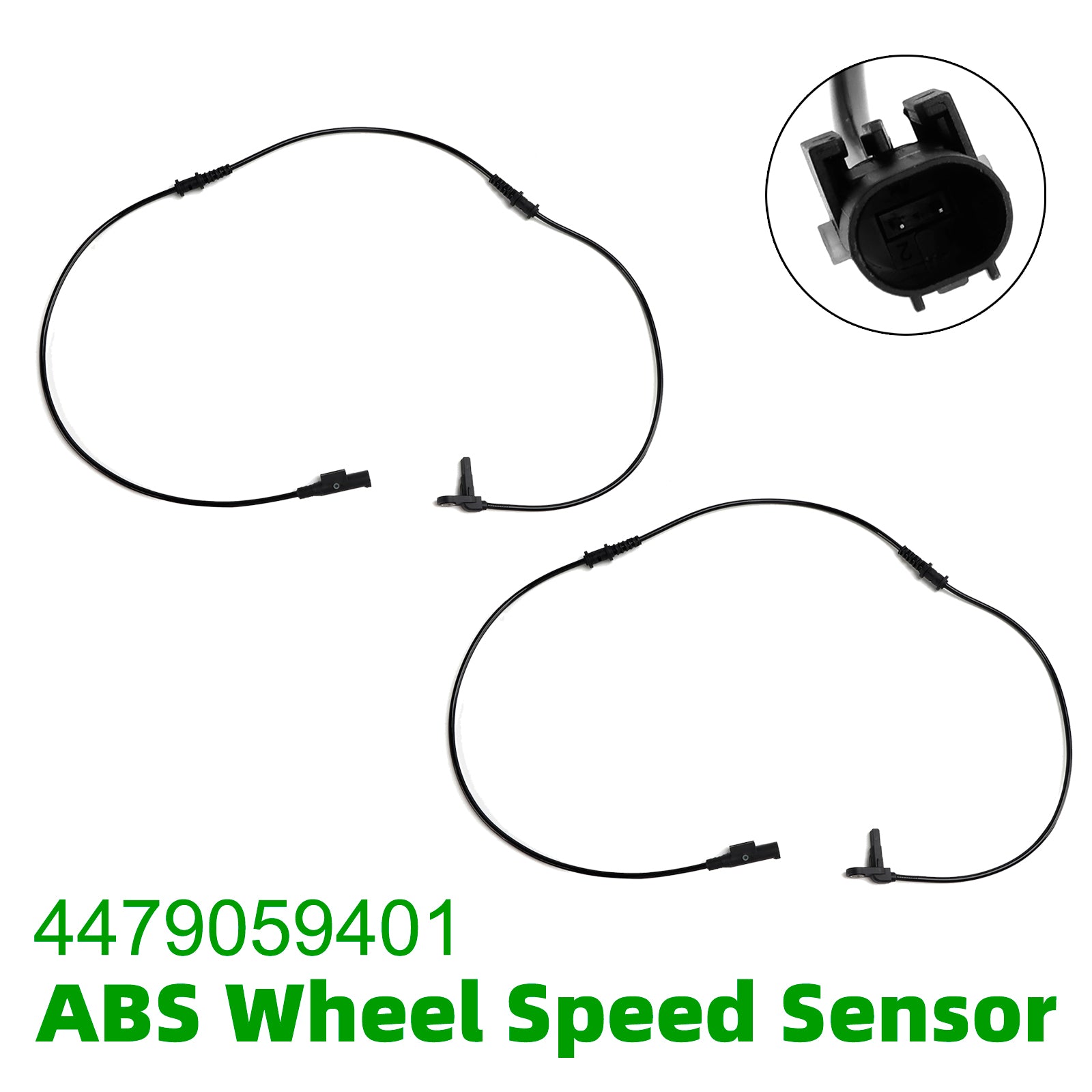 2PC ABS Wheel Speed Sensor Front for Mercedes-Benz Vito W447 2014-18 4479059401