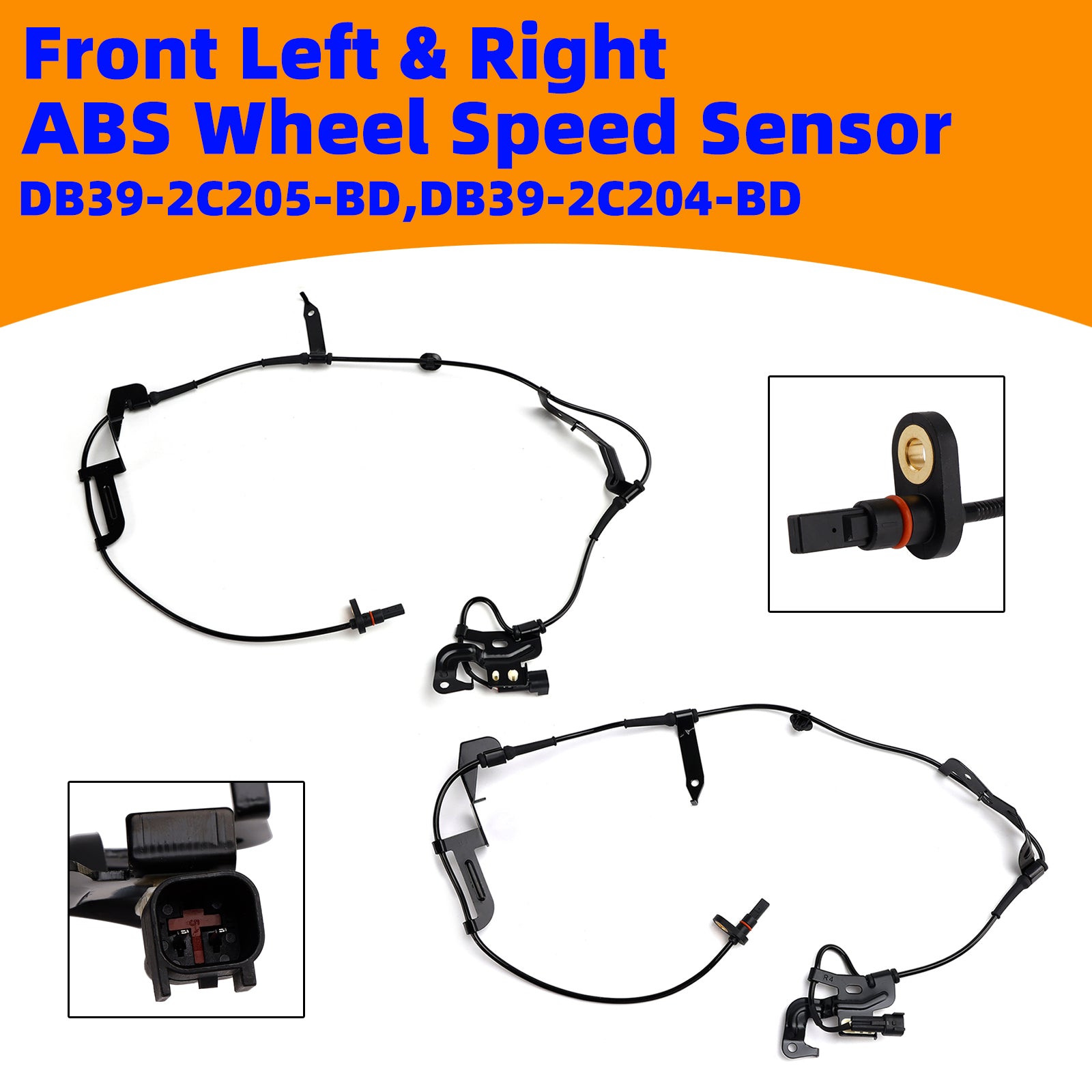 Front Left & Right ABS Wheel Speed Sensor for Ford Ranger 2.2 3.2 2011-2022