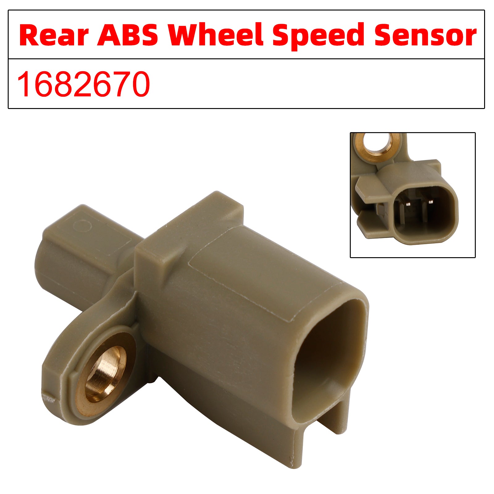 Rear Left or Right ABS Wheel Speed Sensor for Ford Kuga 2.0D 2012 on 1682670
