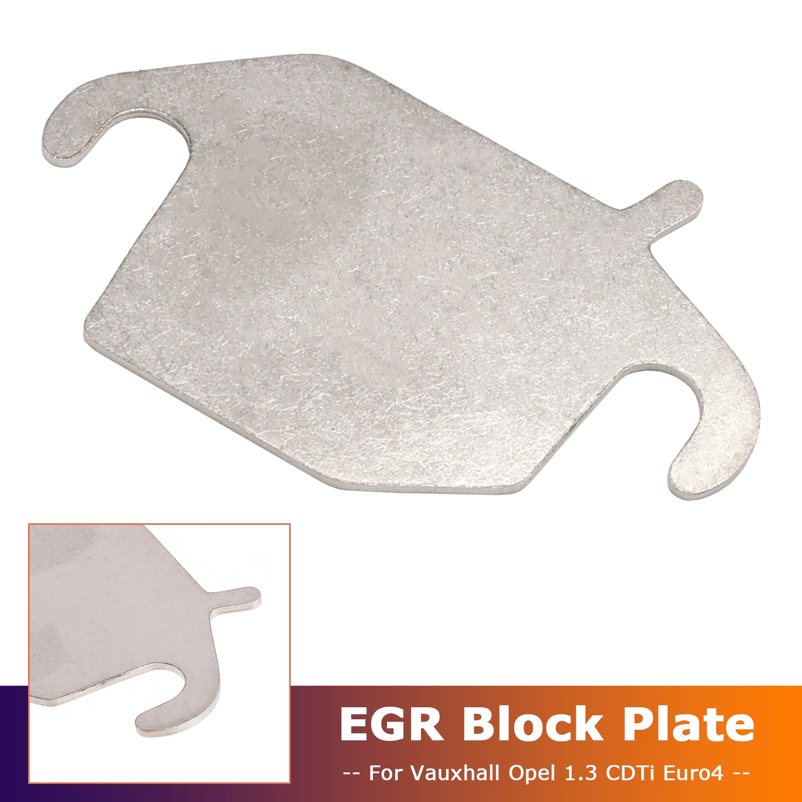 EGR Blank Plate for Vauxhall Opel 1.3 CDTi Corsa Astra Meriva Combo Agila