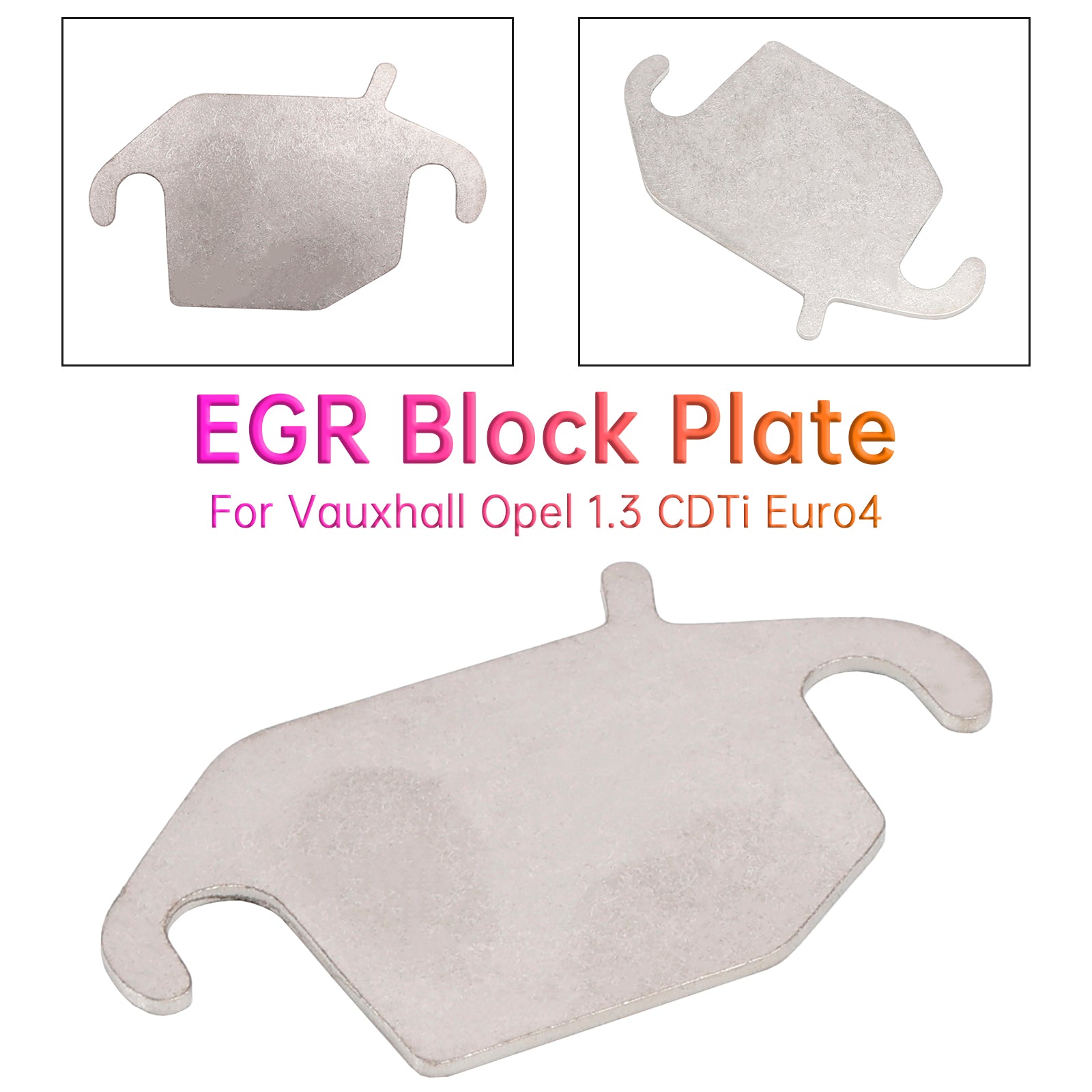 EGR Blank Plate for Vauxhall Opel 1.3 CDTi Corsa Astra Meriva Combo Agila