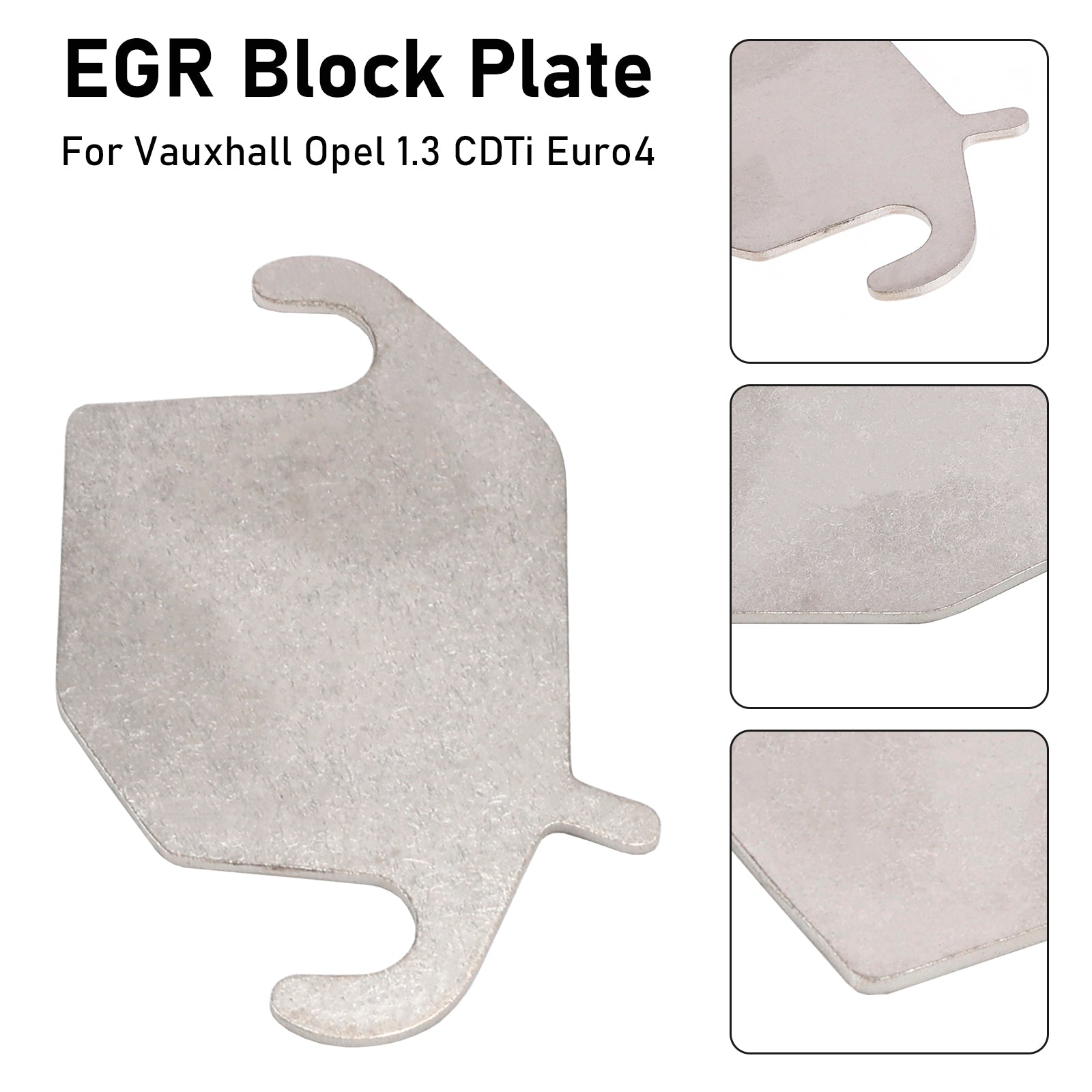 EGR Blank Plate for Vauxhall Opel 1.3 CDTi Corsa Astra Meriva Combo Agila
