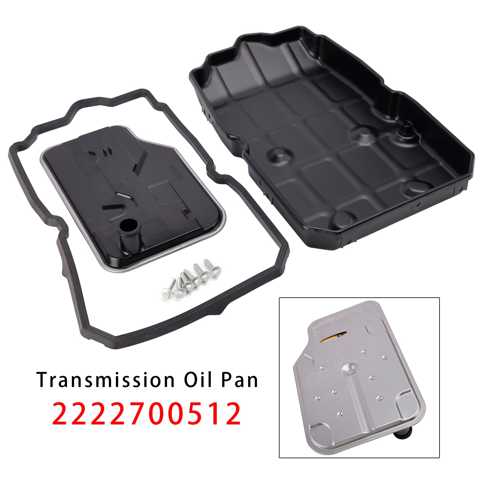 722.9 Transmission Oil Pan W/Gasket??Filter Kit For Benz X218 W203 W212 W166