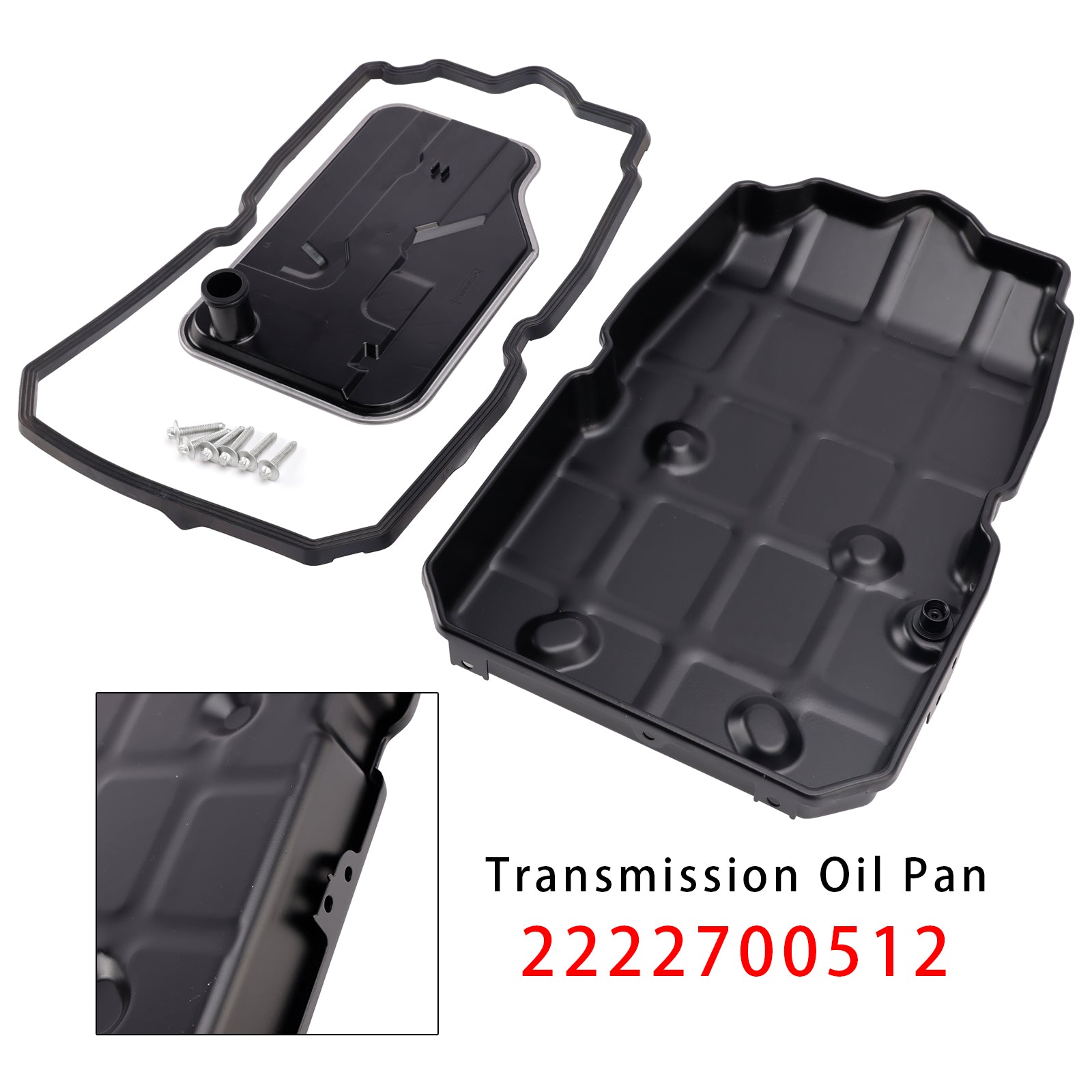 722.9 Transmission Oil Pan W/Gasket??Filter Kit For Benz X218 W203 W212 W166