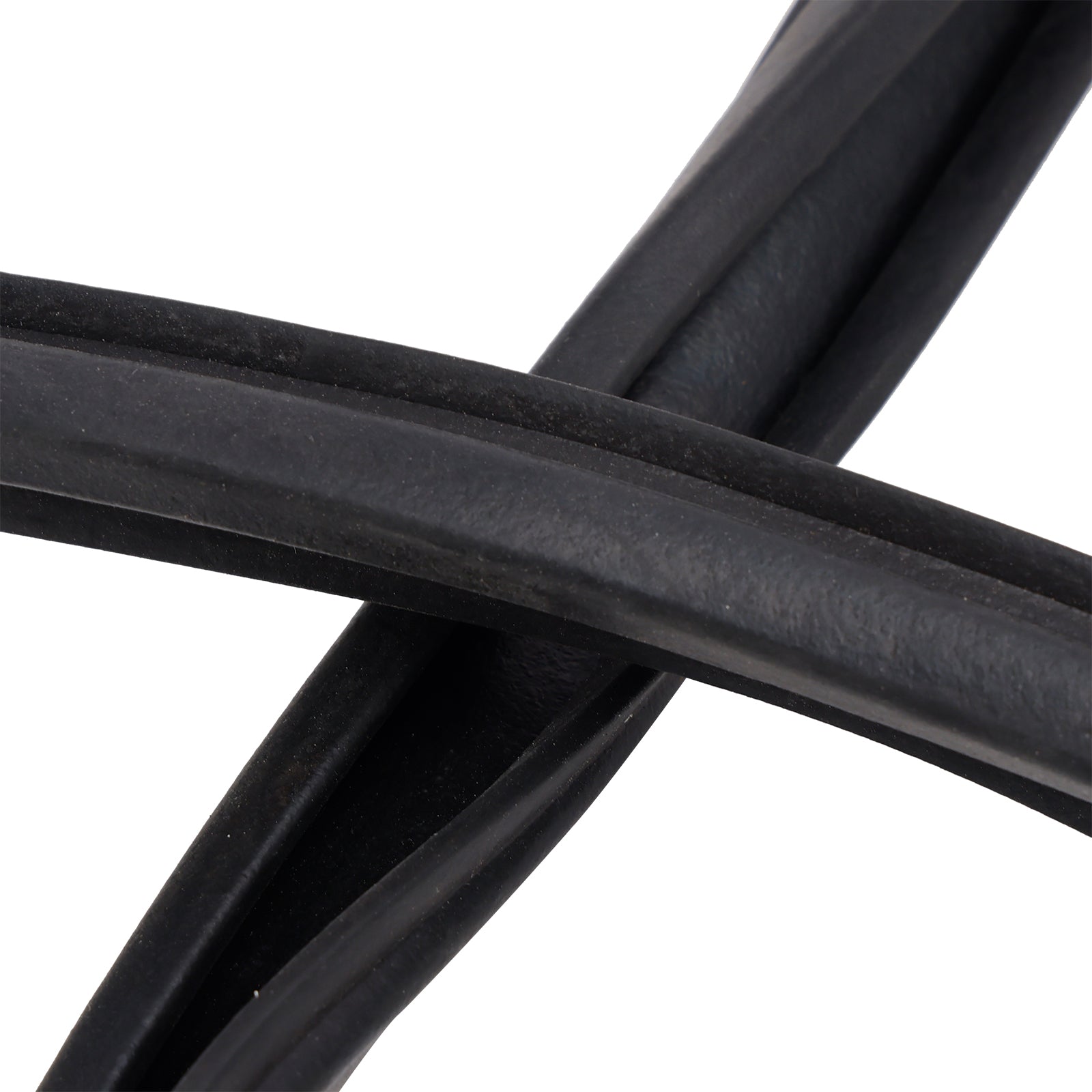 2PCS Front Door Sub Seal Rubber Set For Honda Civic 2Dr 3Dr 1992-1995 Eg6 Eg4