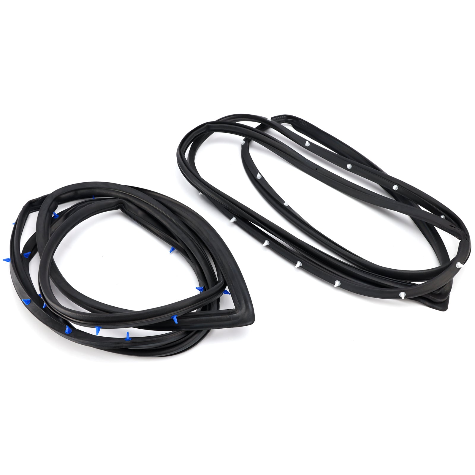 2Pcs Left+Right Front Door Weatherstrip For Toyota Land Cruiser 70 Series