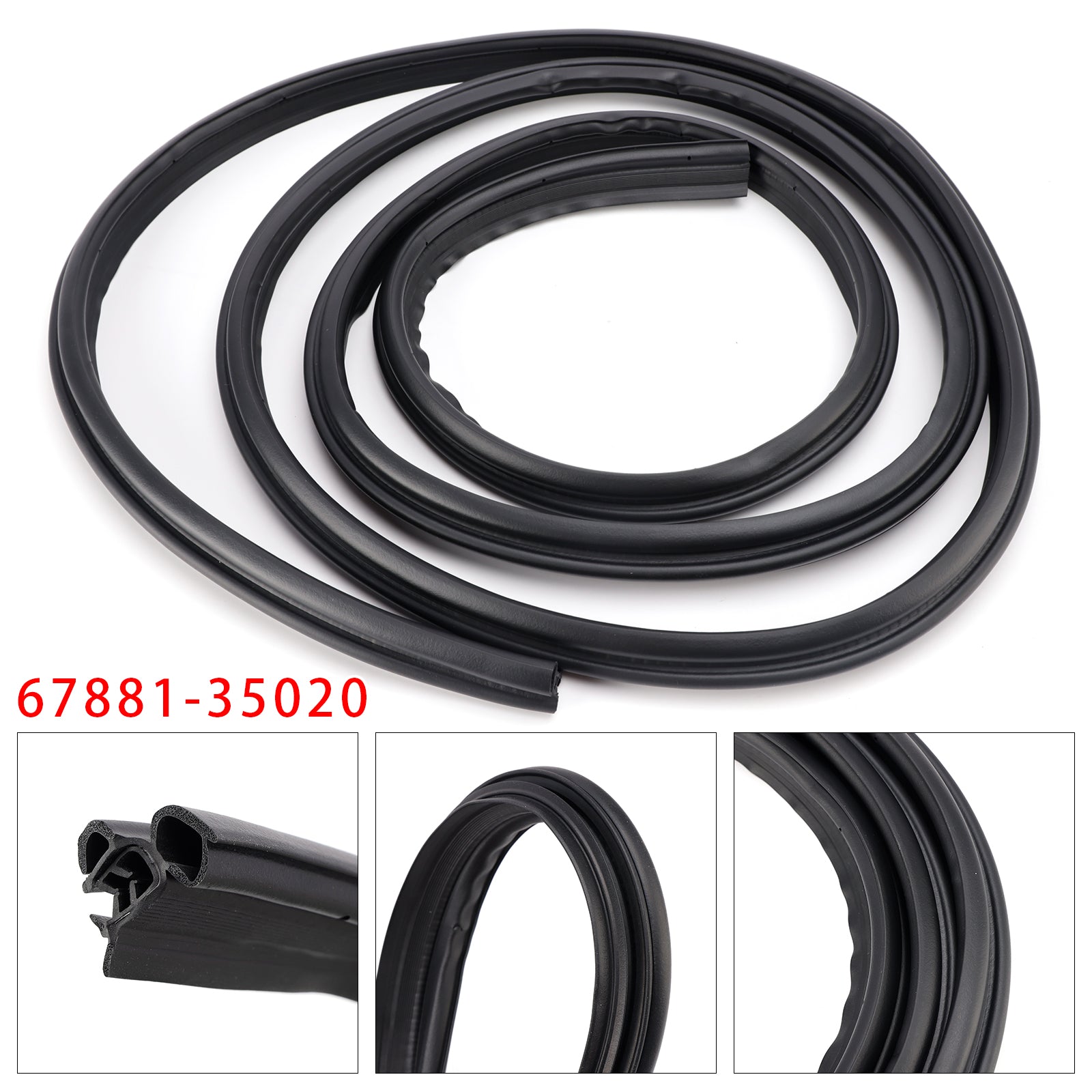 Back Door Hatch Weatherstrip Seal 67881-35020 For Toyota 4Runner 2003-2009