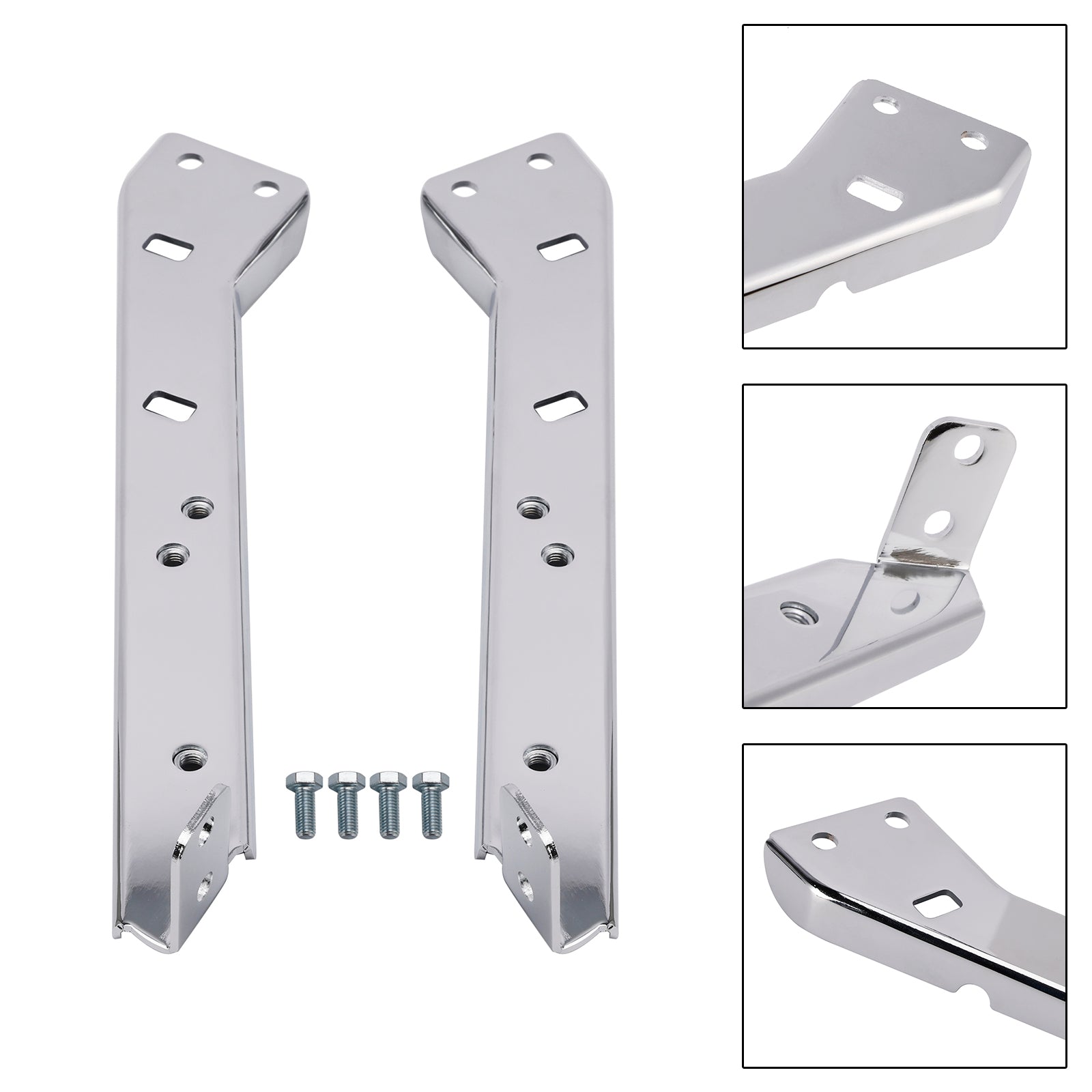 Saddlebag Rail Support Bracket 90718-79C Chrome For Touring Road Glide Flt 85-08