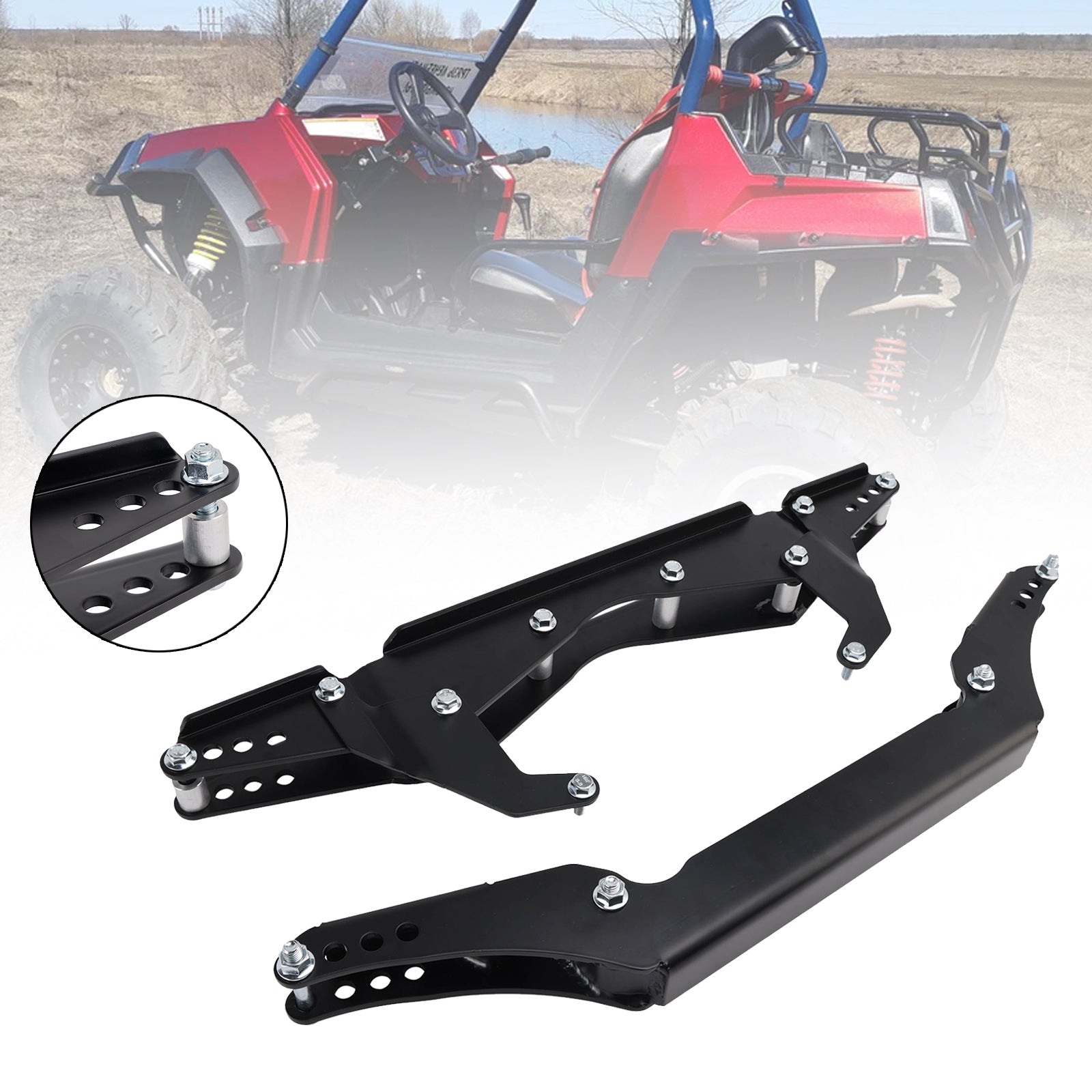 Front & Rear Lift Kit 2-3" Suspension For Polaris Rzr S 800 2009-2014 4 800