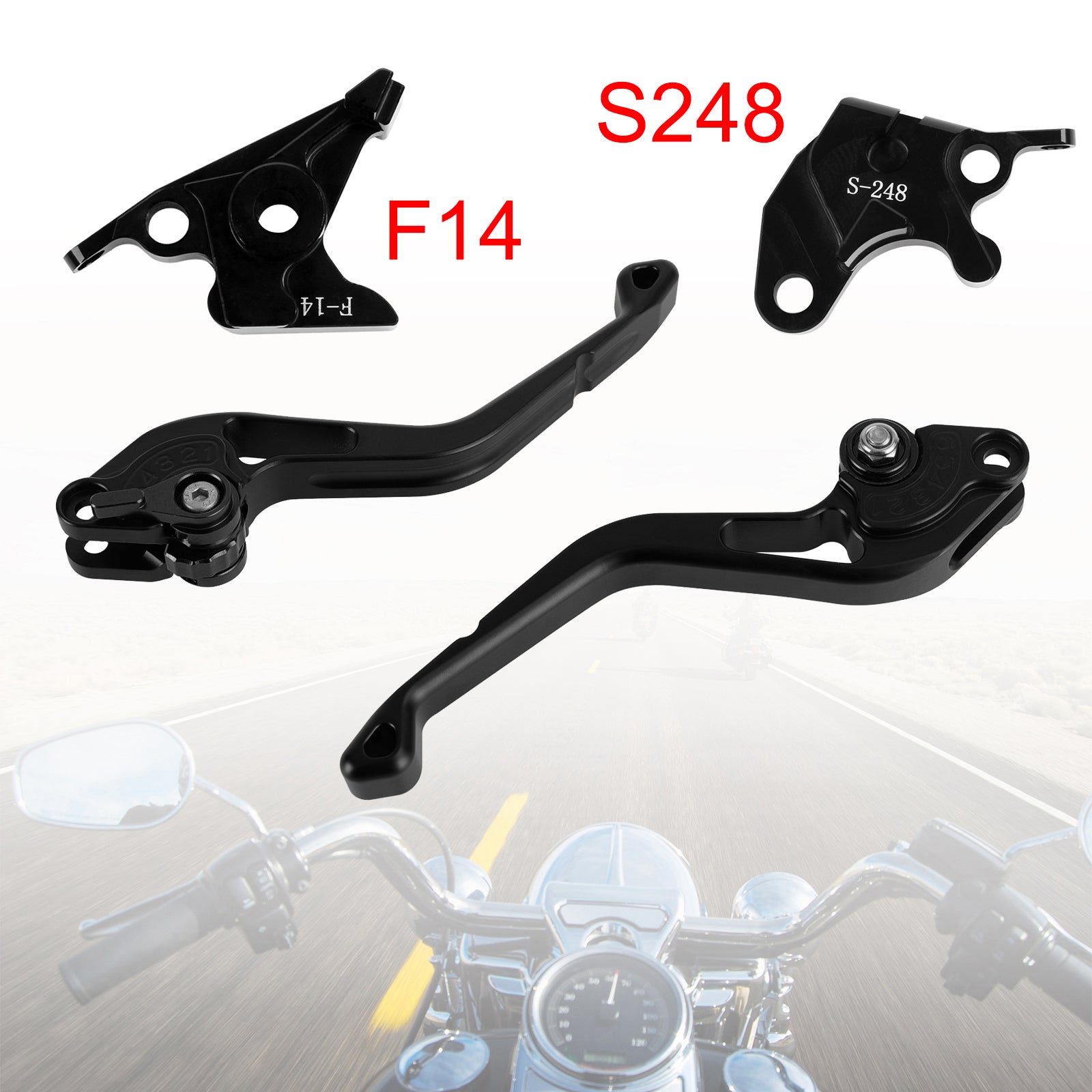 NEW Short Clutch Brake Lever fit for Suzuki GSXR600 750 1000 DL650 GSR600 Black
