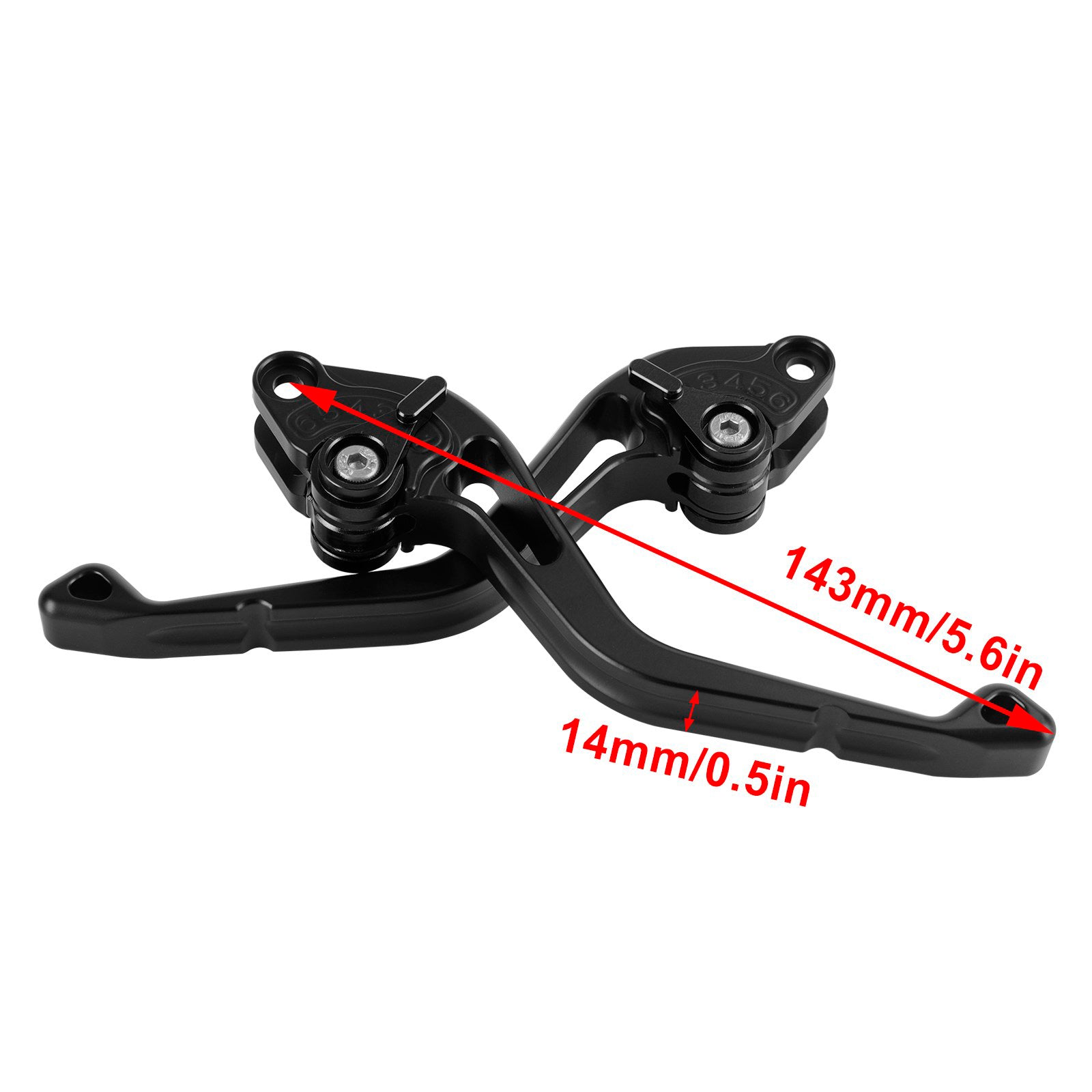 NEW Short Clutch Brake Lever fit for Suzuki GSXR600 06-10 GSXR1000 05-06 Black