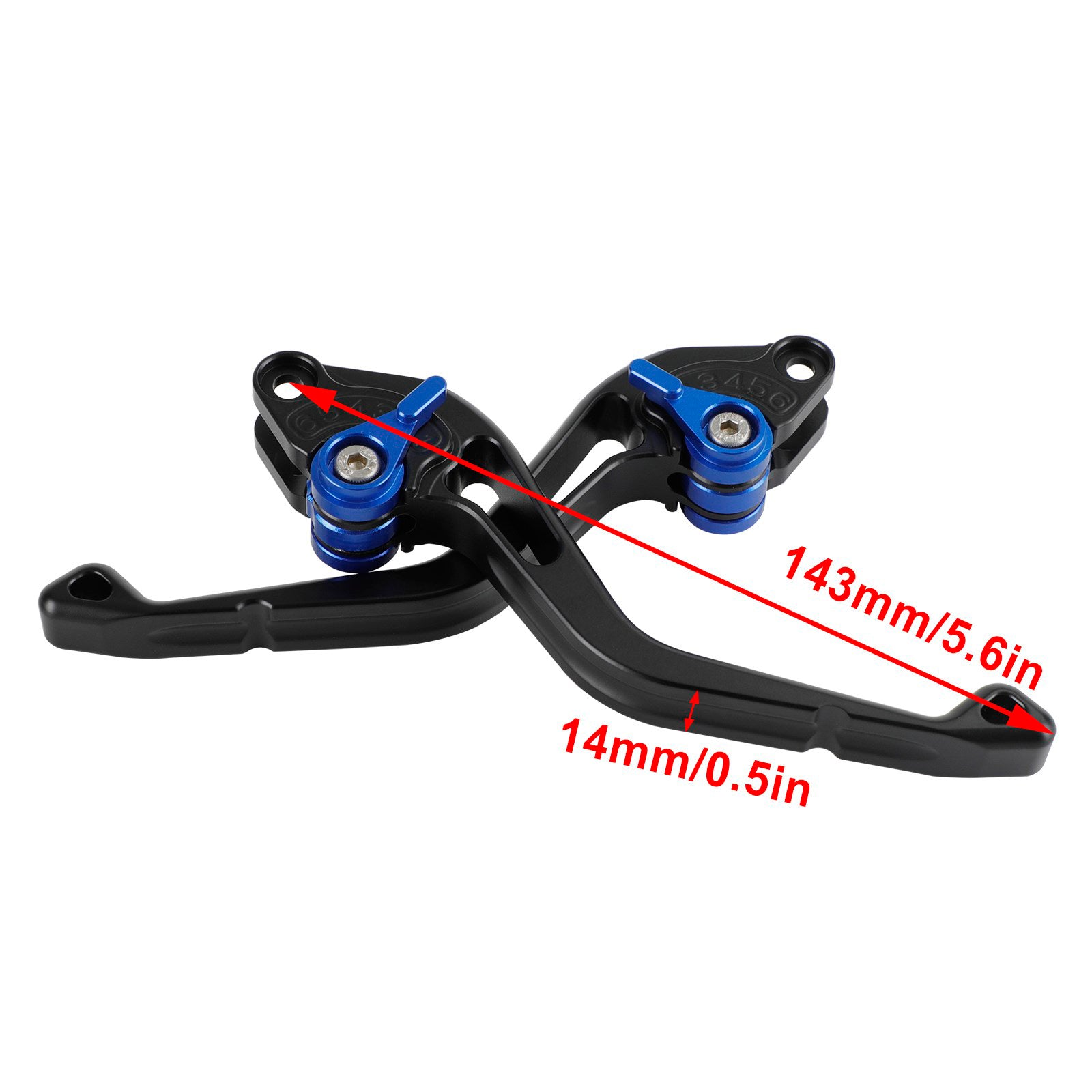 NEW Short Clutch Brake Lever fit for Honda VFR750 VFR800/F VTR1000F Blue