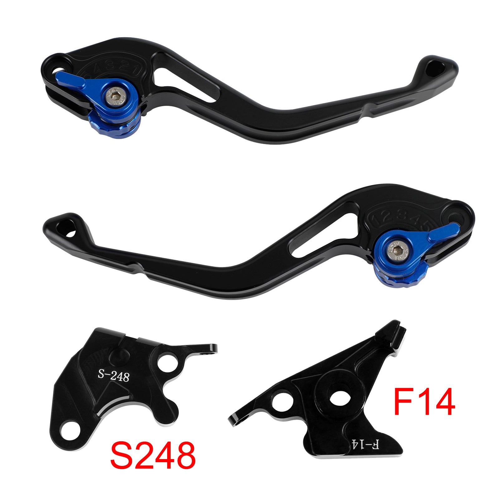 NEW Short Clutch Brake Lever fit for Suzuki GSXR600 750 1000 DL650 GSR600 Blue