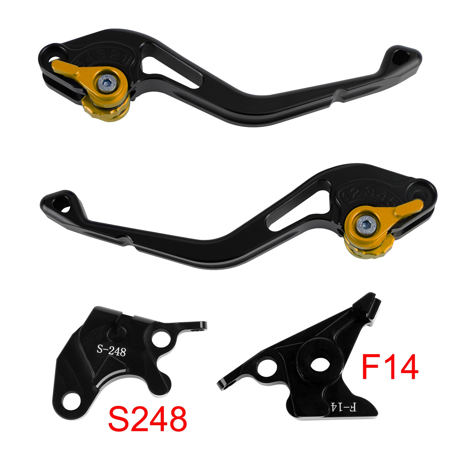 NEW Short Clutch Brake Lever fit for Suzuki GSXR600 750 1000 DL650 GSR600 Gold