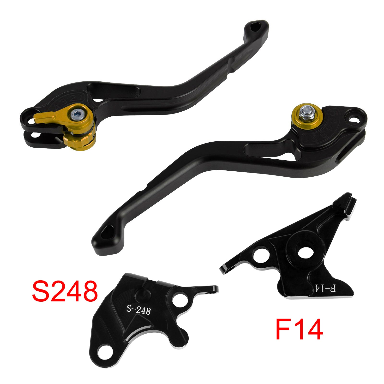 NEW Short Clutch Brake Lever fit for Suzuki GSXR600 750 1000 DL650 GSR600 Gold